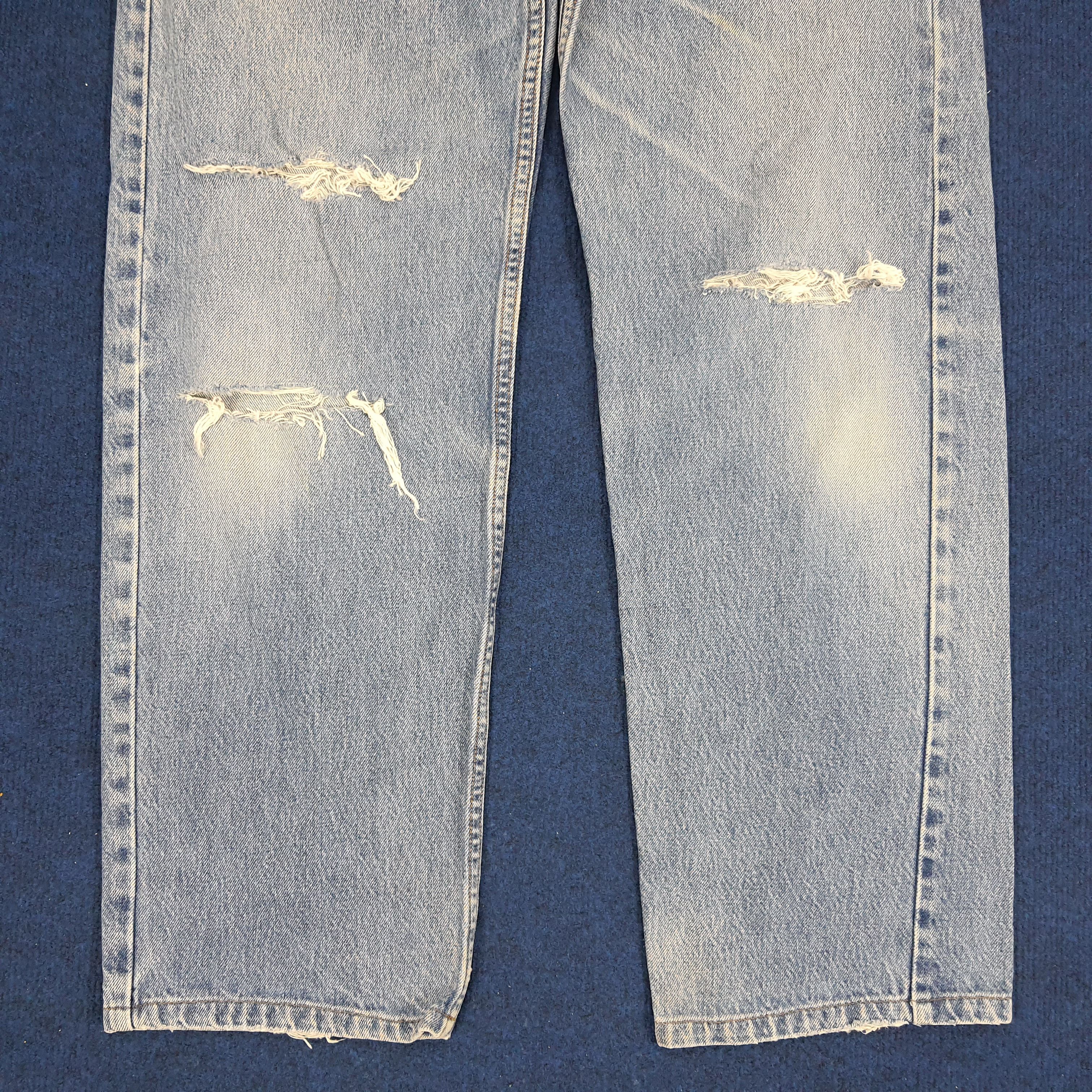 Levi's × Vintage Vintage Levi's Distressed Denim Pants Size US 28 / EU 44 - 3 Thumbnail