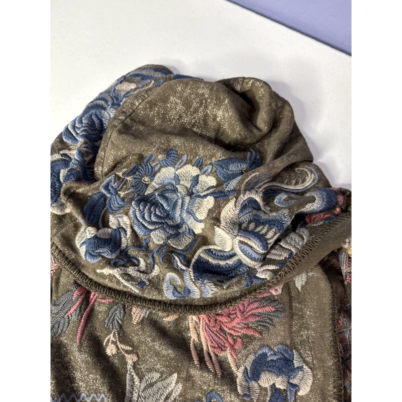 Johnny Was Johnny Was Wrap Hoodie Cardigan Sweater Sz M Embroidered Metallic Floral Multicolor Long Sleeve Jacket Women Kimono Size M / US 6-8 / IT 42-44 - 8 Thumbnail