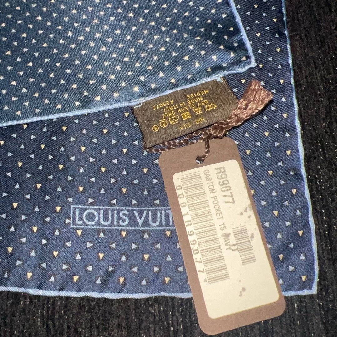 Louis Vuitton Lv pocket square silk scarf Size ONE SIZE - 6 Thumbnail