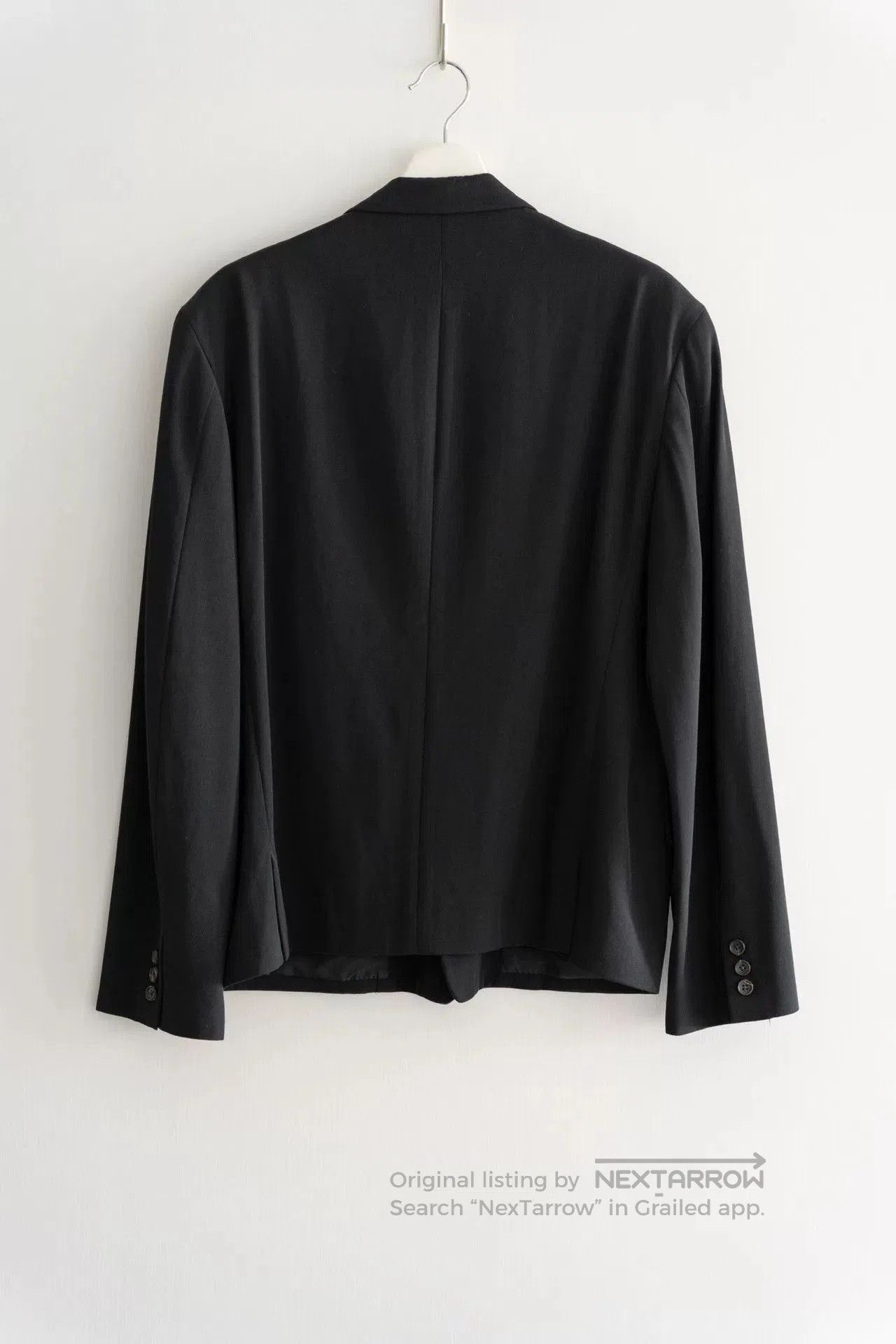Yohji Yamamoto Yohji Yamamoto Black Wool Suit Jacket. Size US S / EU 44-46 / 1 - 2 Thumbnail