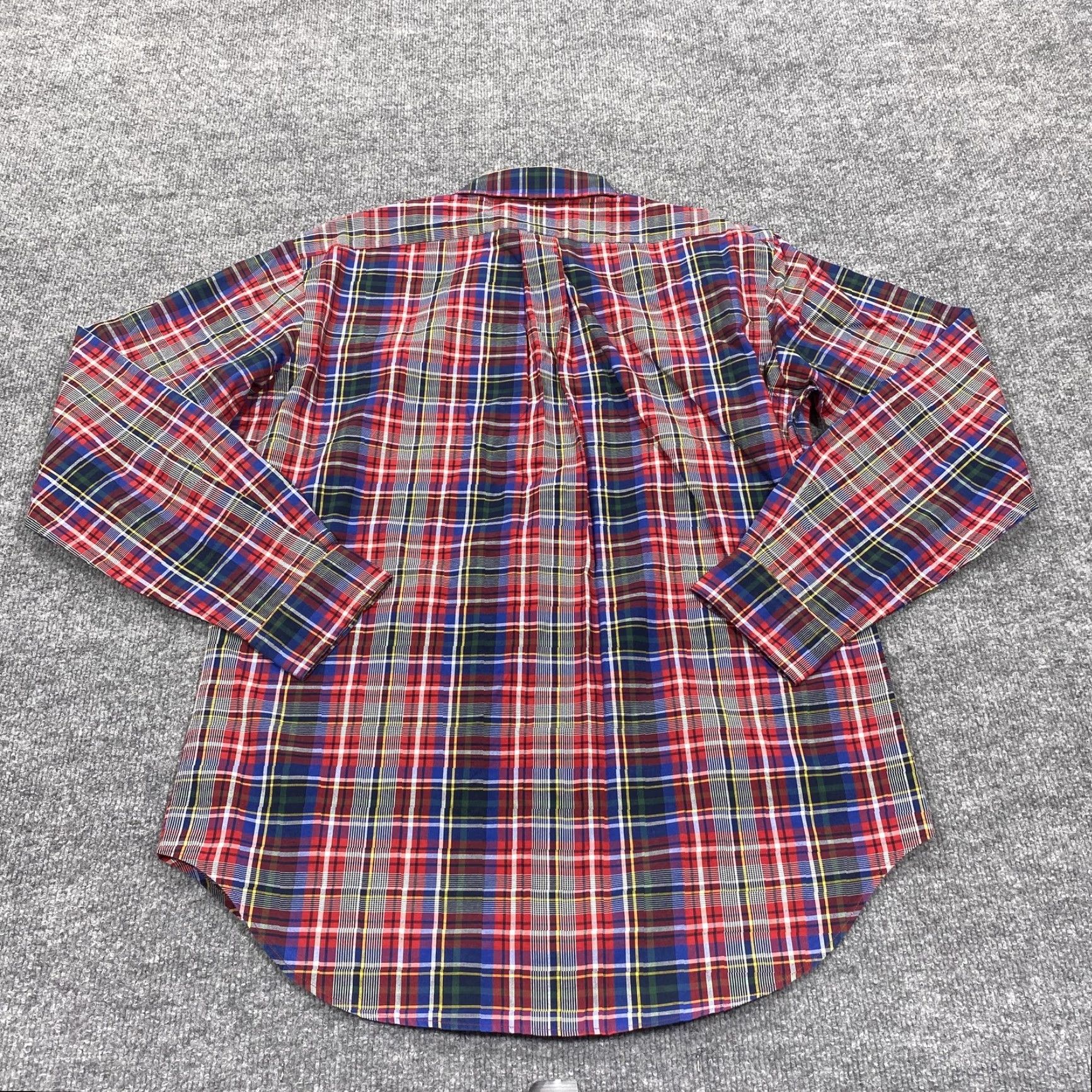 Ralph Lauren VINTAGE Ralph Lauren Shirt Mens M Red Plaid Long Sleeve Button Up Classic Size US M / EU 48-50 / 2 - 5 Thumbnail