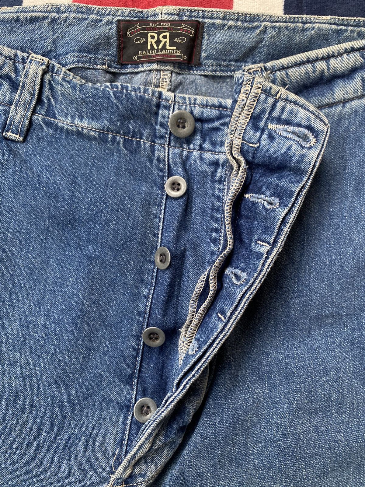Polo Ralph Lauren × Vintage Polo Ralph Lauren Duble RL Vintage Cargo Denim Pants Size US 32 / EU 48 - 3 Thumbnail