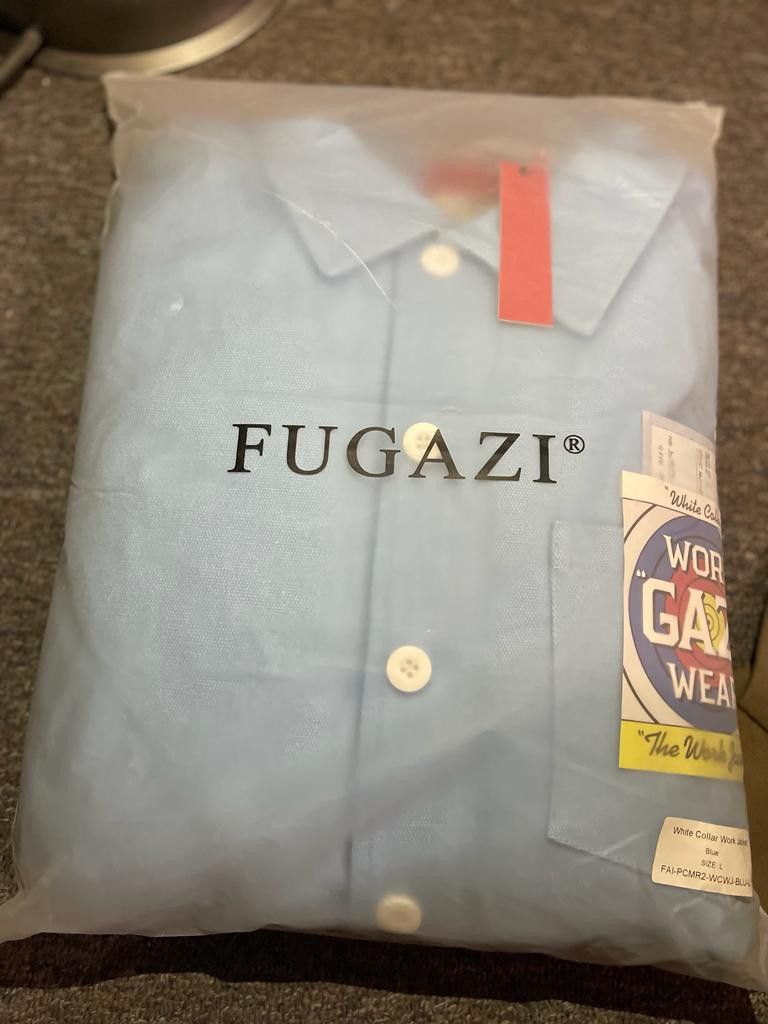 Fugazi WHITE COLLAR WORK JACKET BLUE Size US L / EU 52-54 / 3 - 3 Thumbnail