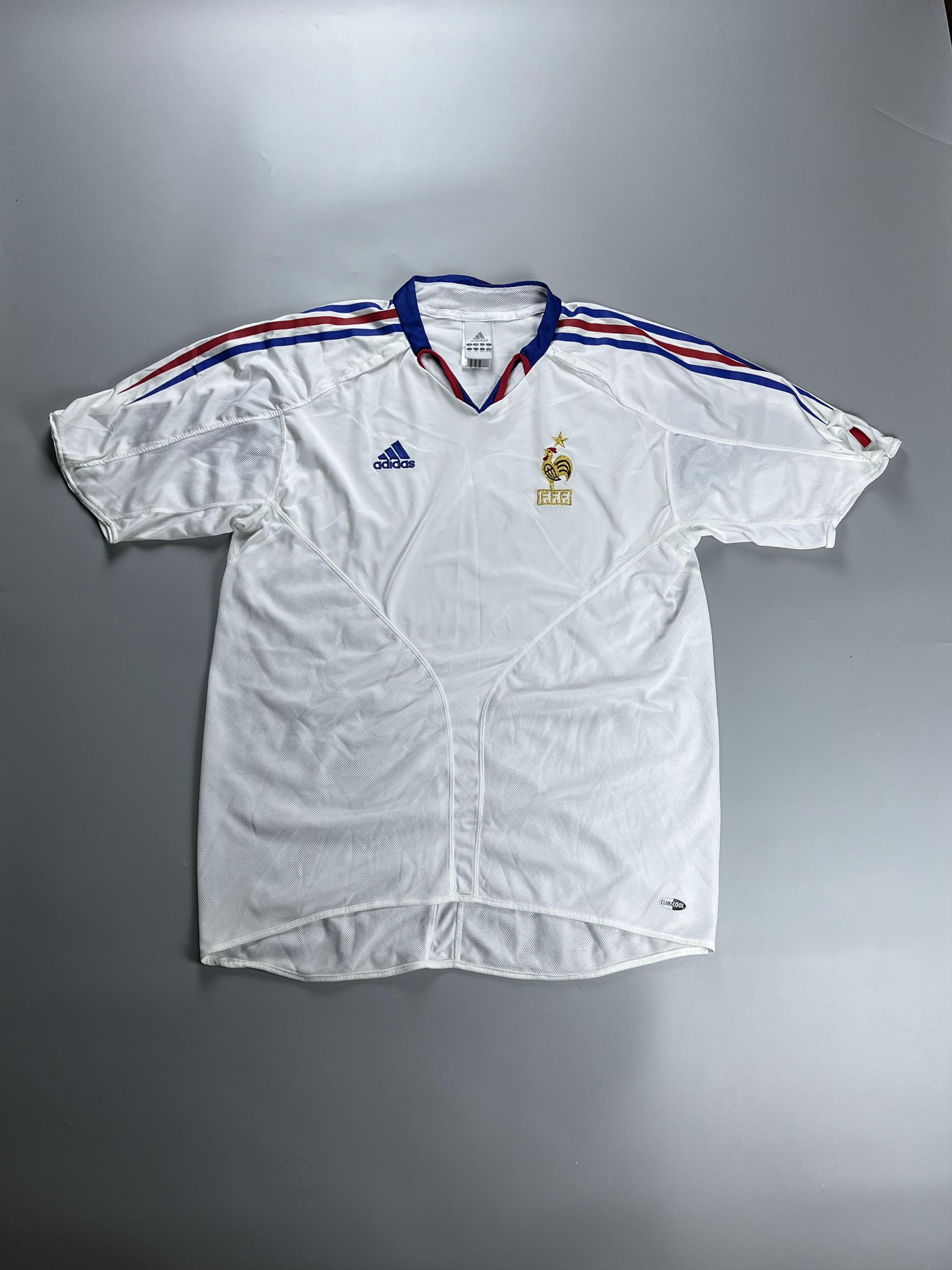 Adidas Bloke Core!Rare Adidas France 2003 Jersey Size US L / EU 52-54 / 3 - 1 Thumbnail