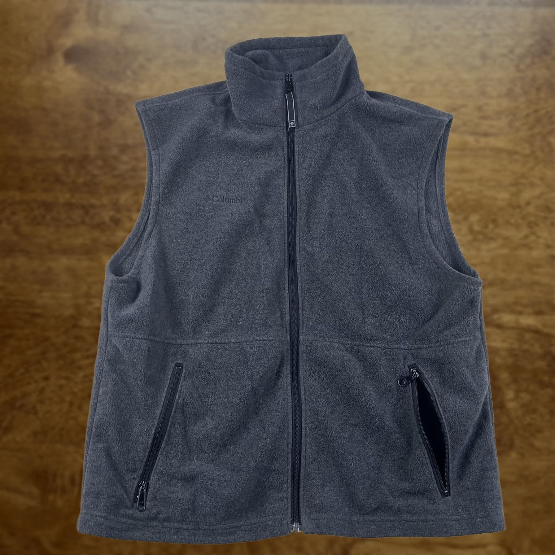 Vintage Columbia Vest Mens Large Gray Fleece Full Zip Lightweight Outdoor Hiking Pockets Size US L / EU 52-54 / 3 - 1 Thumbnail