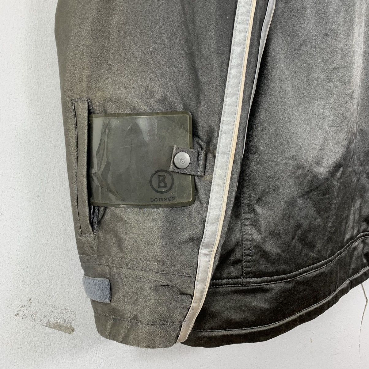 Bogner Vintage BOGNER Multi Pockets Grey Ski Bomber Jacket Size US L / EU 52-54 / 3 - 8 Thumbnail