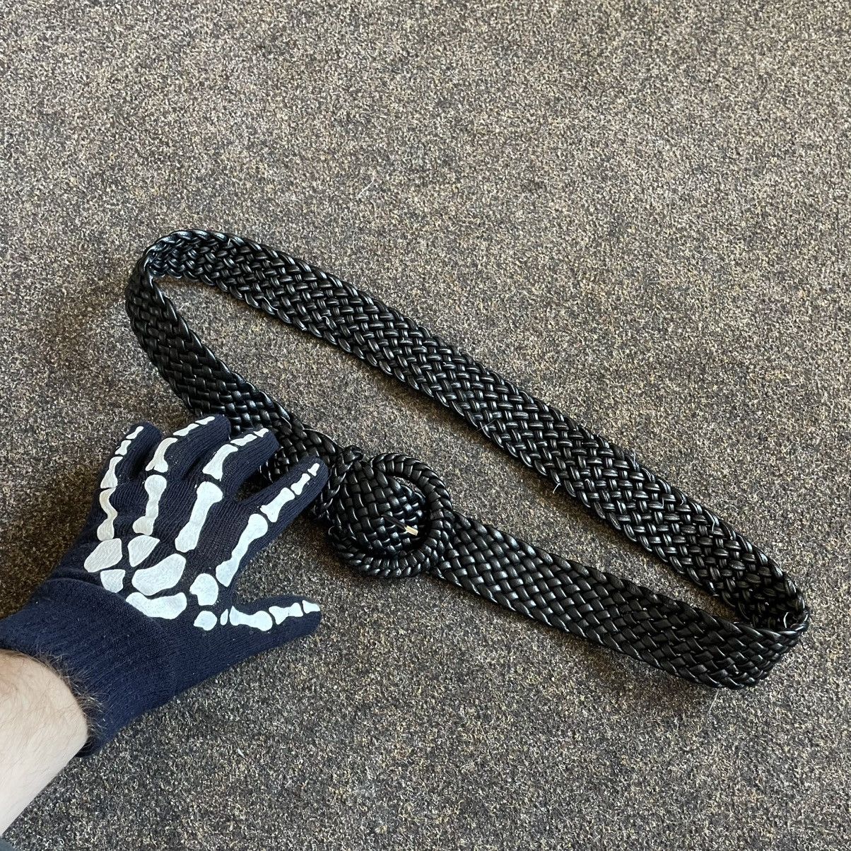 Vintage Vintage 90s Japanese Archive Woven Belt Goth Grunge Faded OS Size ONE SIZE - 7 Thumbnail