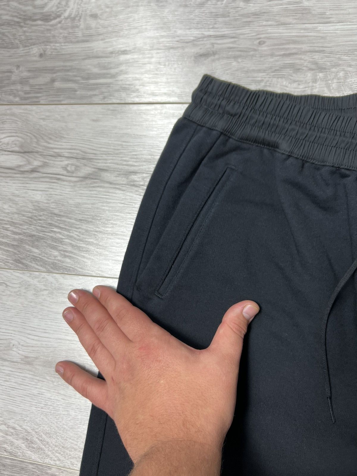 Adidas × Y's Yohji Yamamoto Adidas Y-3 Classic Terry Cropped Sweat Pants Size US 30 / EU 46 - 8 Thumbnail