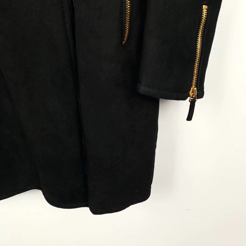 Gucci Gucci Size 38 Black lamb fur all-in-one zipper coat size 3 Size US XS / EU 42 / 0 - 4 Thumbnail