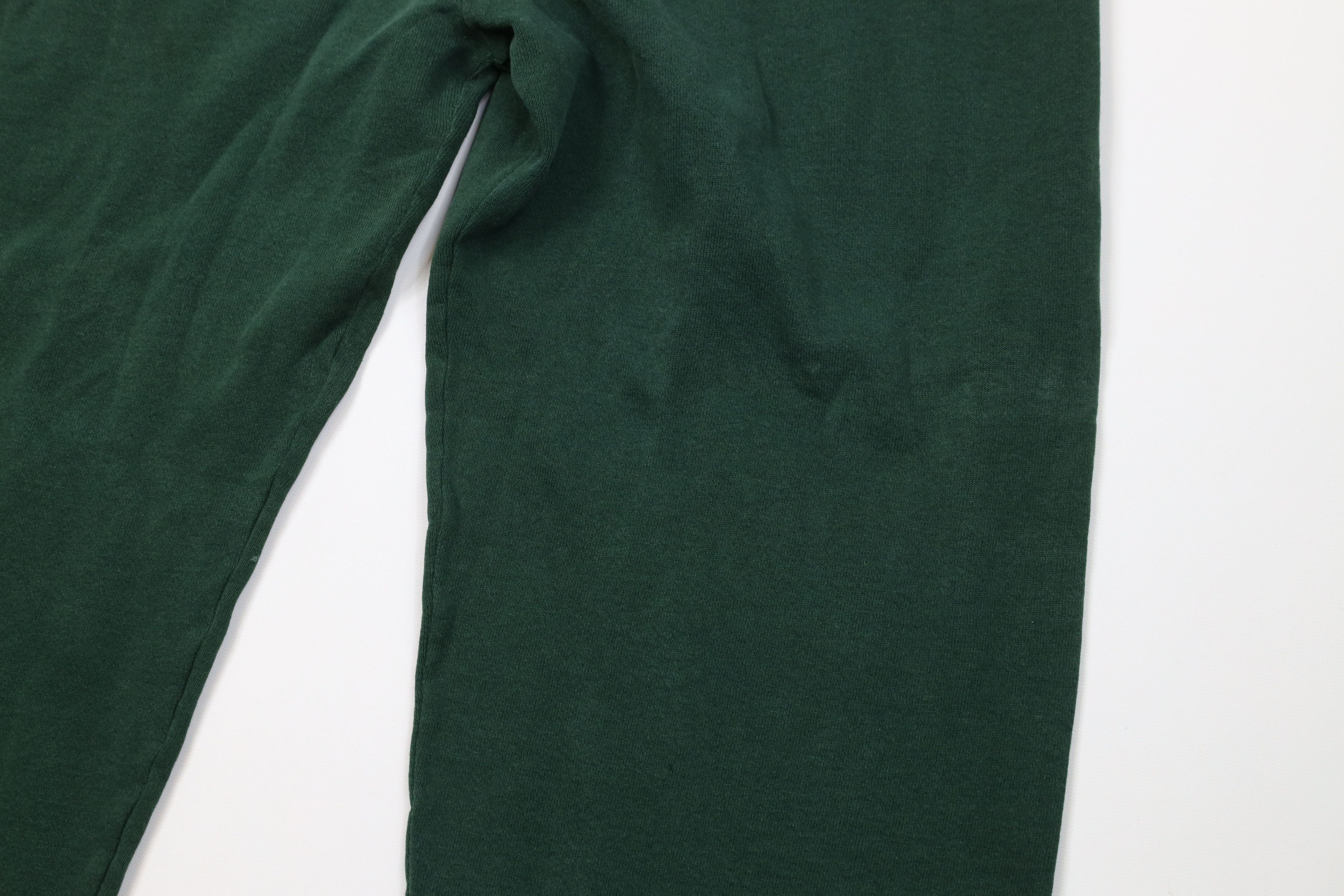 Vintage Vintage 90s Streetwear Blank Sweatpants Joggers Dark Green Size US 36 / EU 52 - 14 Thumbnail