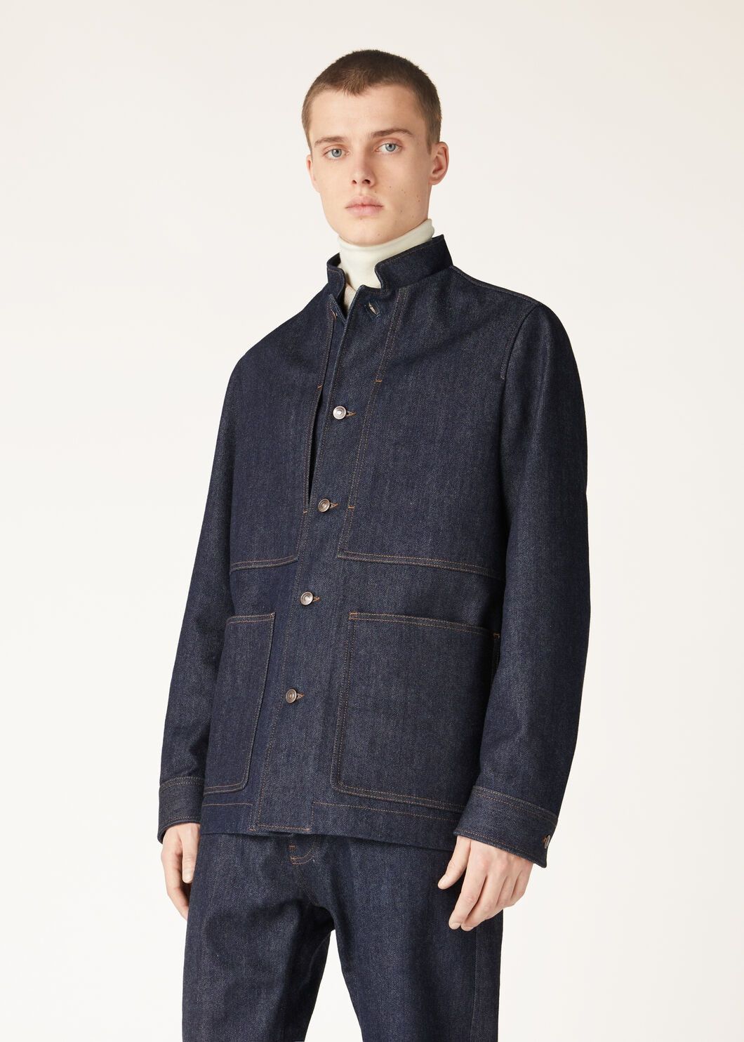 Loro Piana o1w1db10725 FAO7200 Jericho Jacket in Blue Size US S / EU 44-46 / 1 - 3 Thumbnail