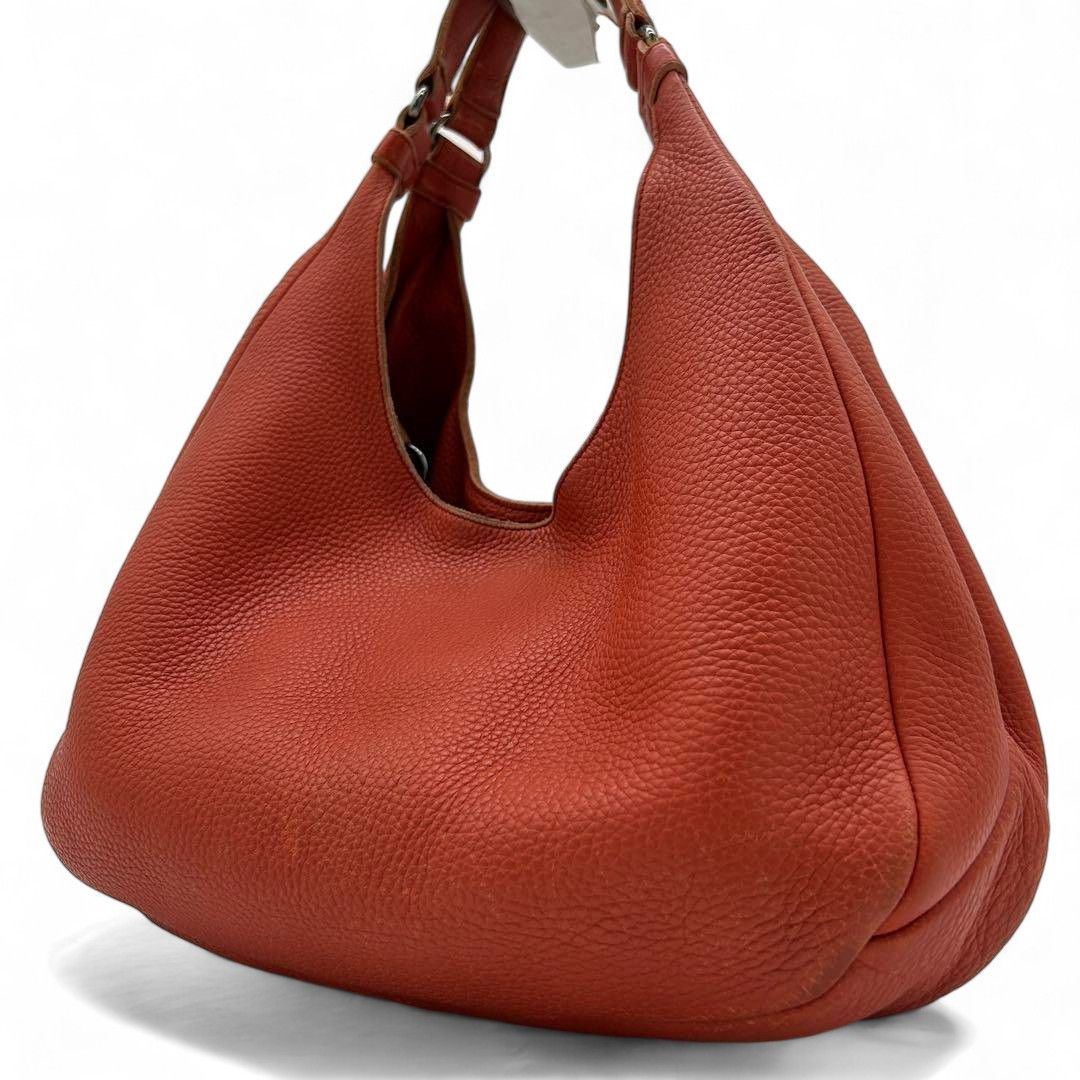 Bottega Veneta Bottega Veneta - Orange Hobo Handbag Leather Size ONE SIZE - 2 Thumbnail