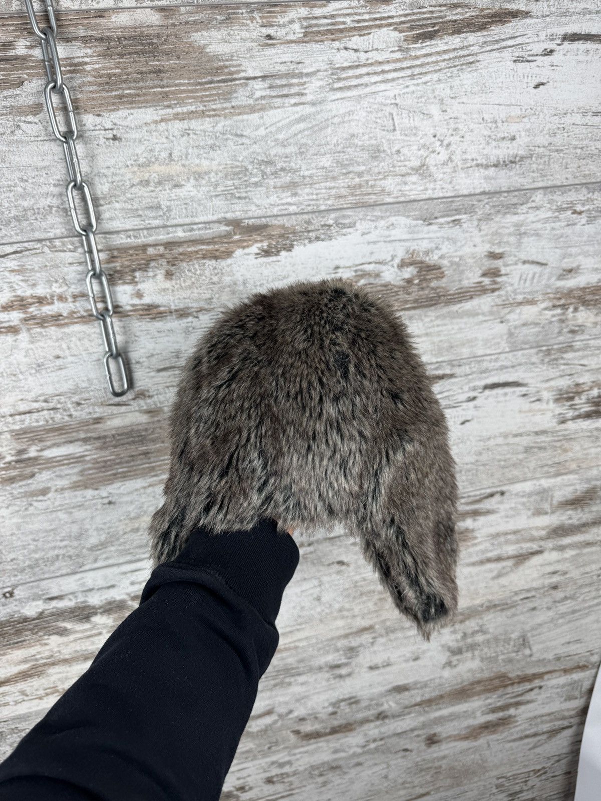 Hysteric Glamour Vintage Y2K Faux Fur Trapper Ushanka Winter Hat Fuzzy hats Size ONE SIZE - 4 Thumbnail