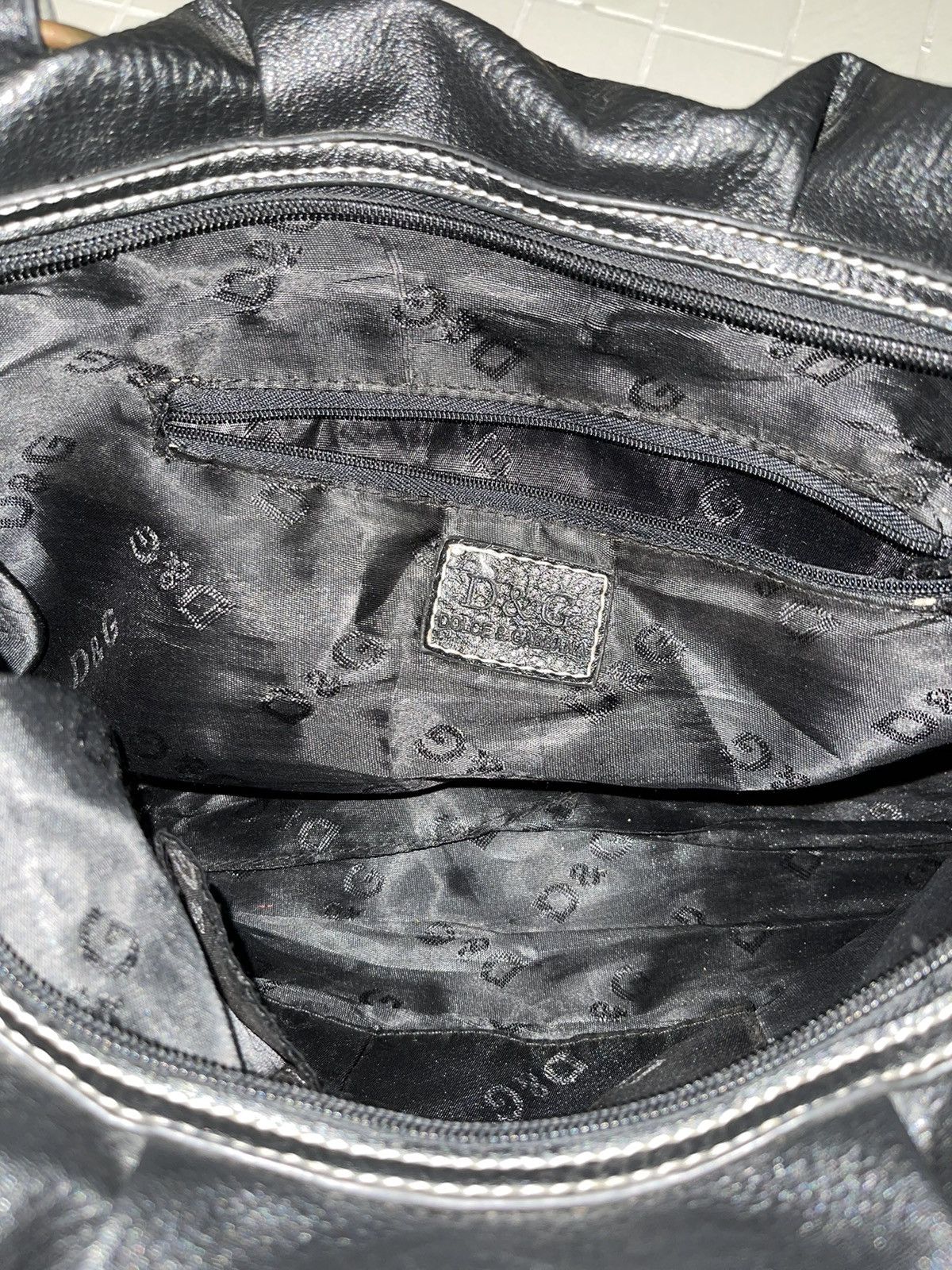 DOLCE & GABBANA VINTAGE LEATHER BAG