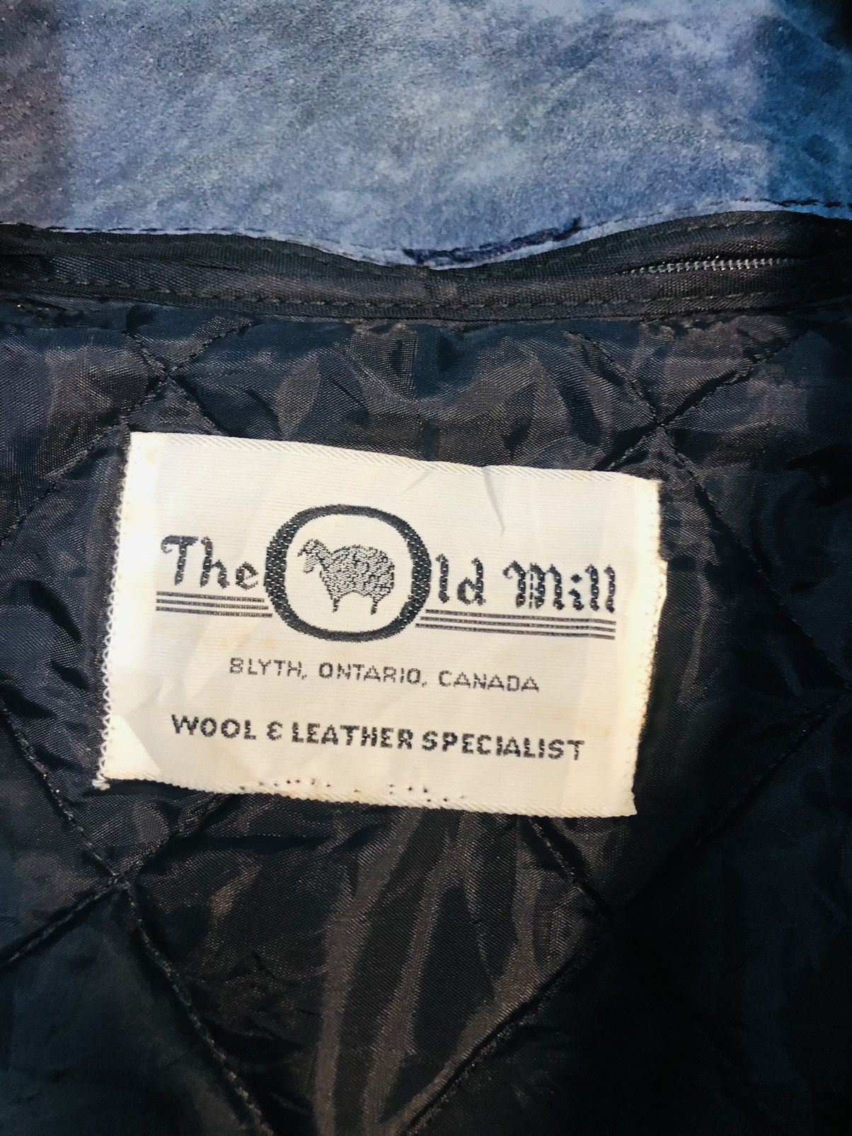 Vintage The Old Mill Leather Jacket (6) Size US L / EU 52-54 / 3 - 10 Thumbnail