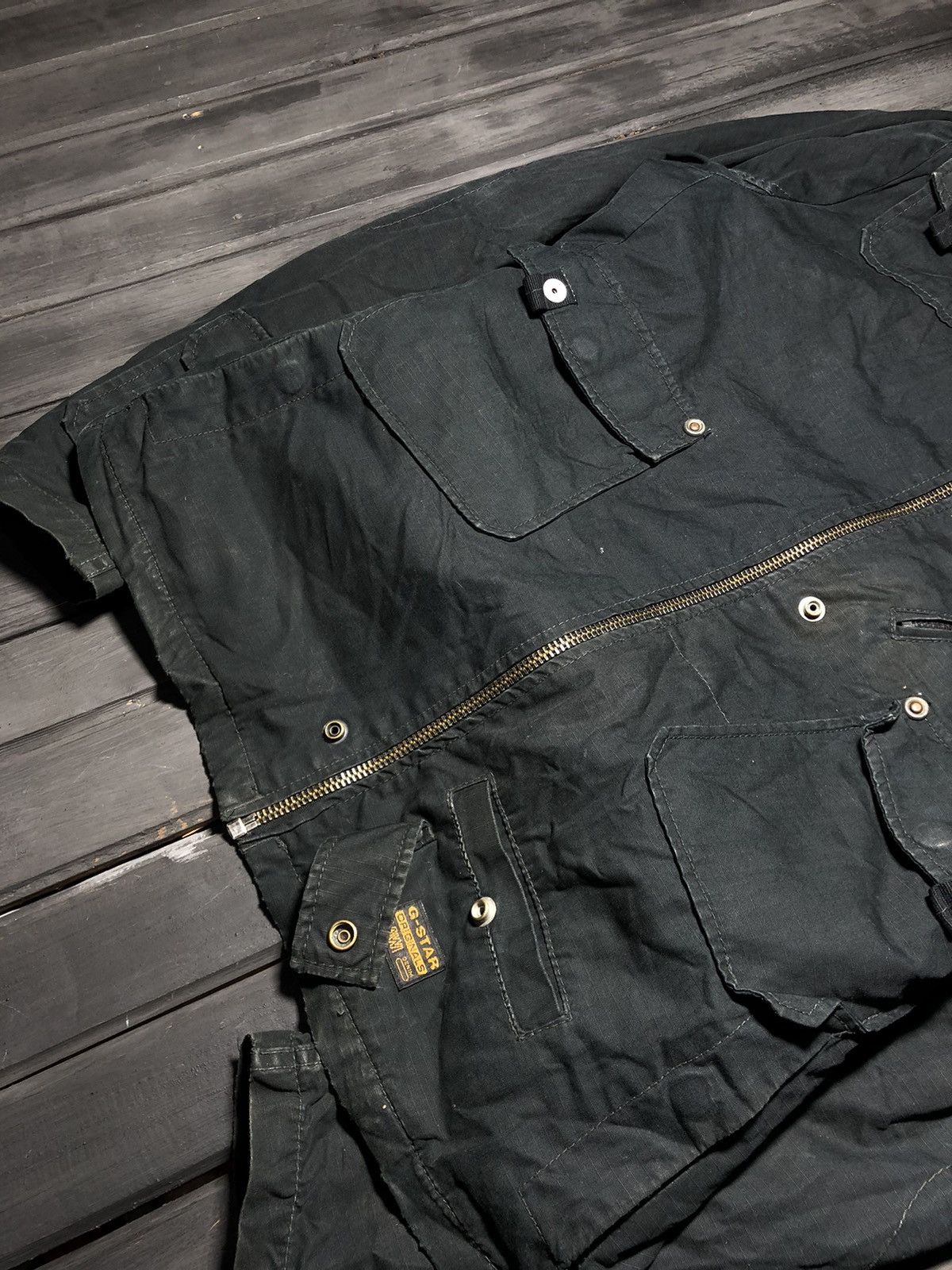 G-Star Vintage Junya Watanabe Balenciaga Style Cargo Jacket 90s Size US M / EU 48-50 / 2 - 4 Thumbnail