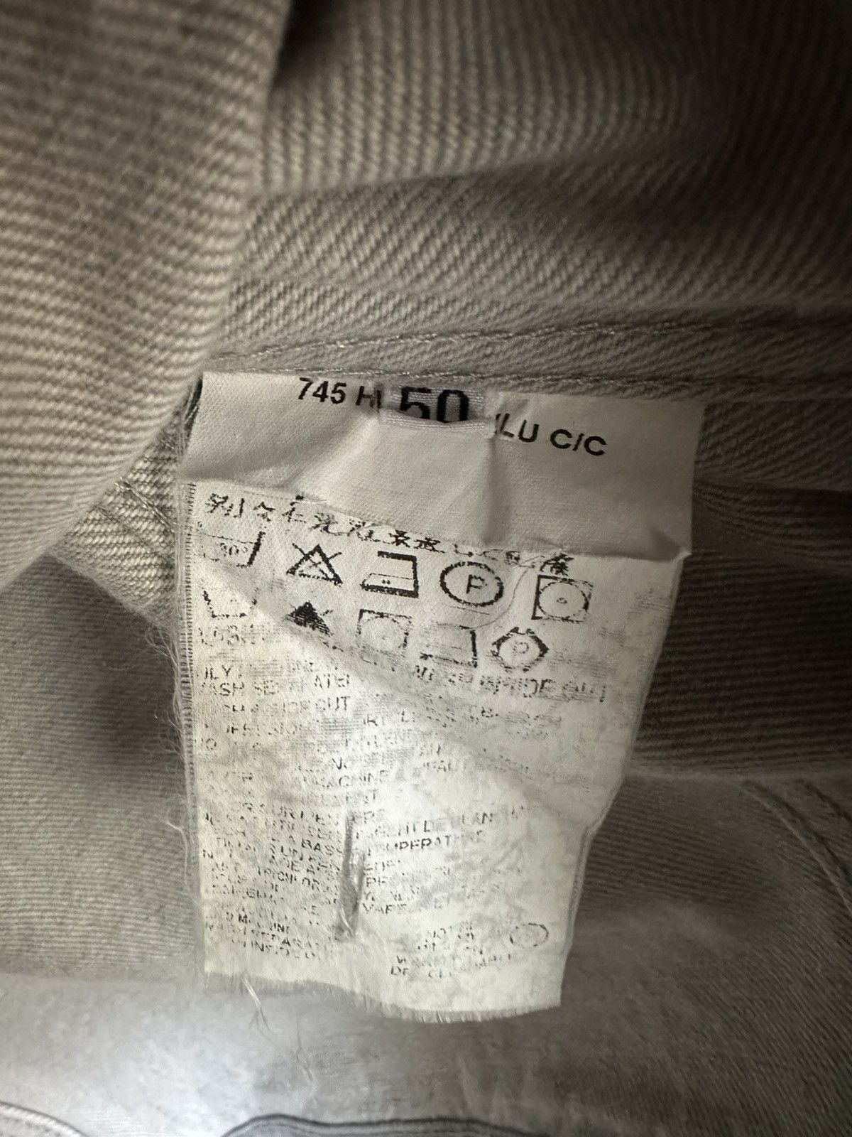 Helmut Lang Helmut Lang Denim Jacket Light Grey Size US M / EU 48-50 / 2 - 6 Thumbnail