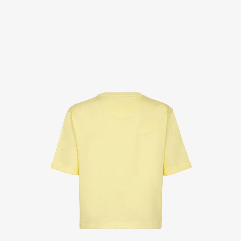 Fendi o1loc1c0126 T-Shirt in Yellow Size M / US 6-8 / IT 42-44 - 2 Thumbnail
