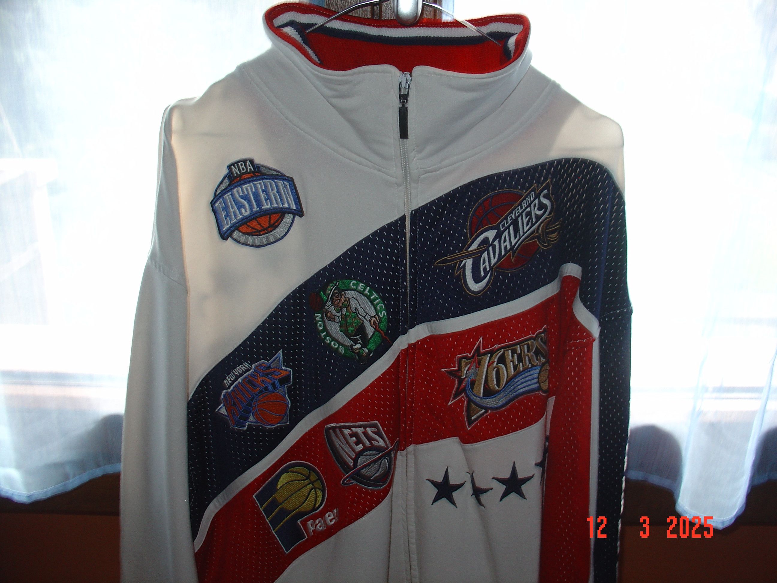 NBA NBA All Star 2004 Eastern Conference Vintage Zip Hoodie Size US XL / EU 56 / 4 - 1 Thumbnail