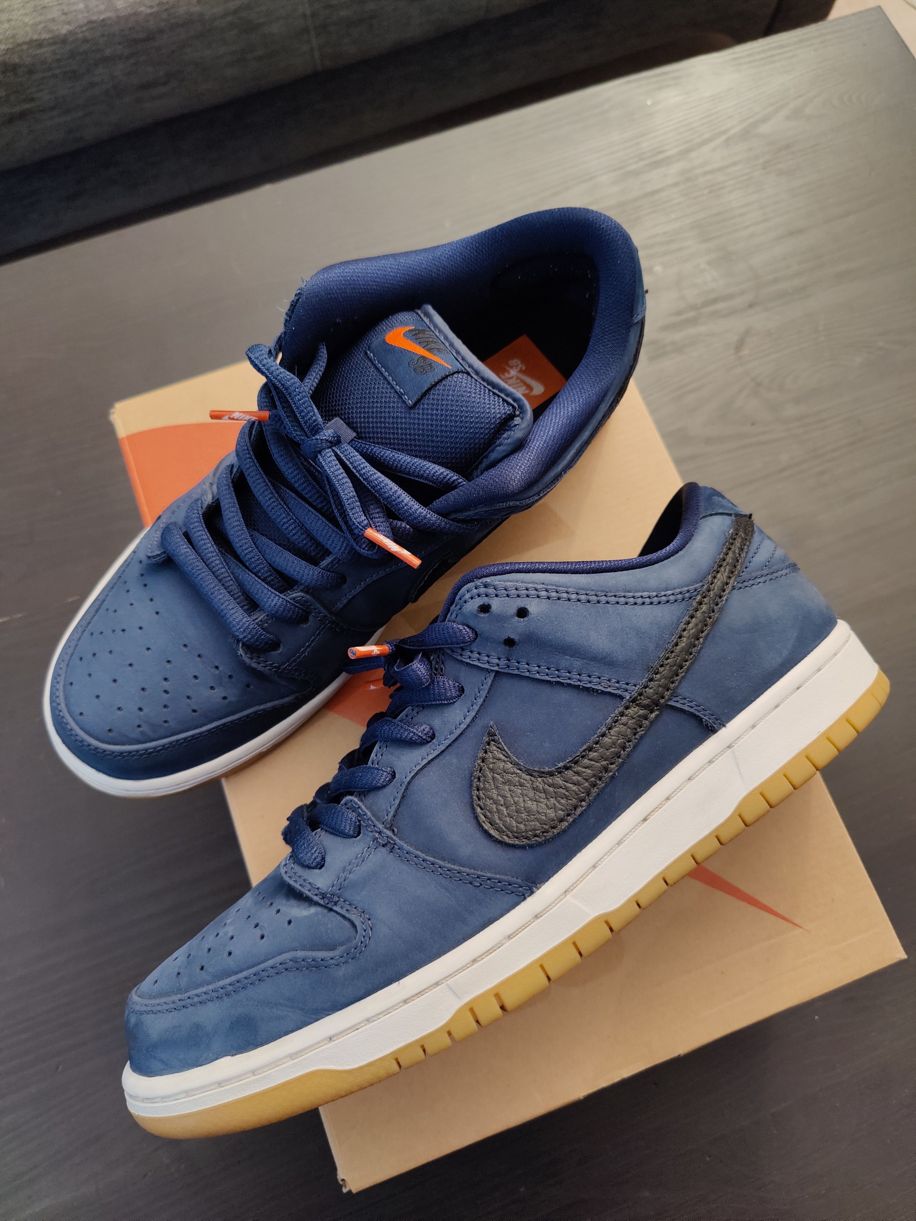 Low Navy Blue Nike Dunk Iso Navy Nike SB Dunk Pro Iso Low Navy/Gum