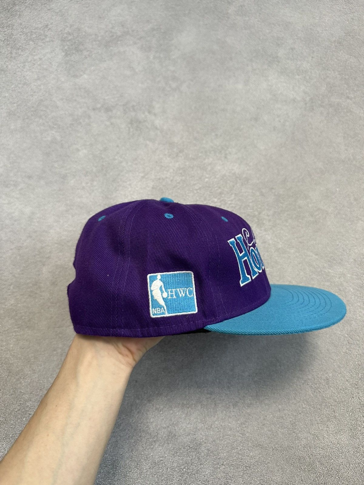 NBA Vintage Charlotte Hornets Cap 90s NBA Retro Hat Size ONE SIZE - 2 Thumbnail