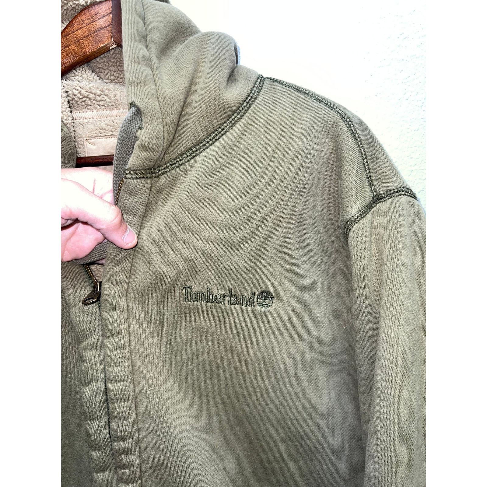 Vintage Y2K Timberland Hoodie Distressed Stain Fading Full Zip Up XL Size US XL / EU 56 / 4 - 2 Thumbnail