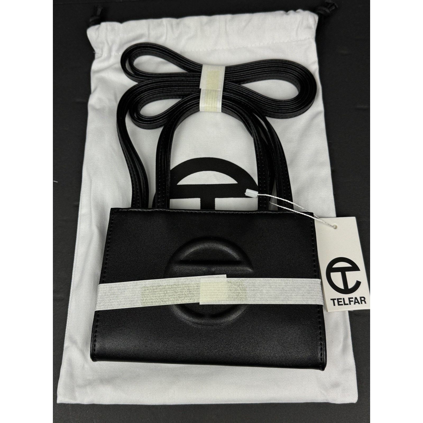 Telfar Telfar Small black Shopping Bag Vegan Leather Size ONE SIZE - 1 Thumbnail