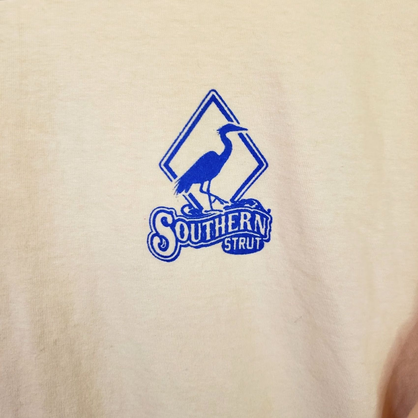 Vintage Southern Strut T-Shirt Men's L Yellow USA Ducks Long Sleeve Logo Shirt Size US L / EU 52-54 / 3 - 4 Thumbnail