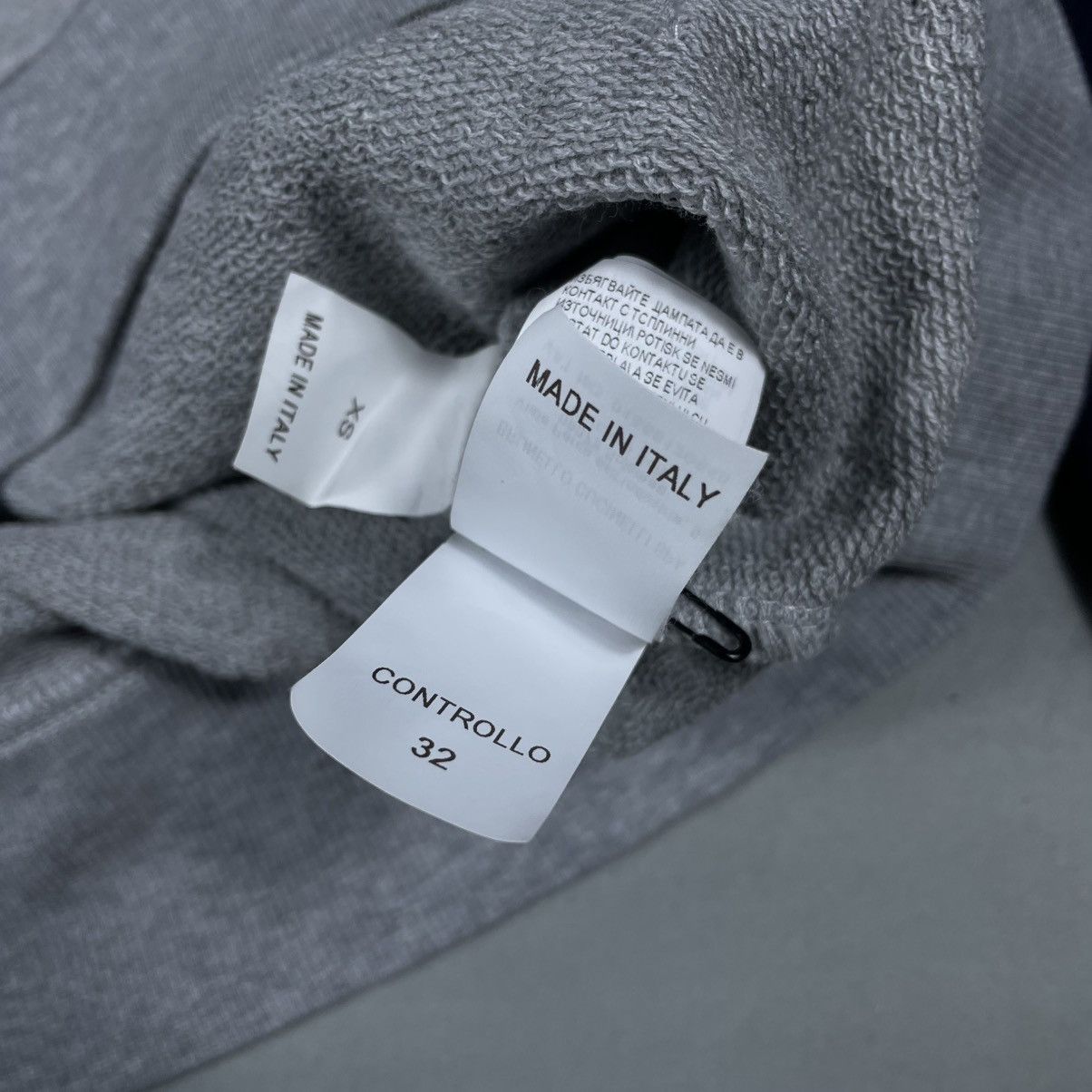 Brunello Cucinelli Logo-Print Two-Tone Cotton-Jersey Half-Zip Sweatshirt - Blue Size US XS / EU 42 / 0 - 17 Thumbnail