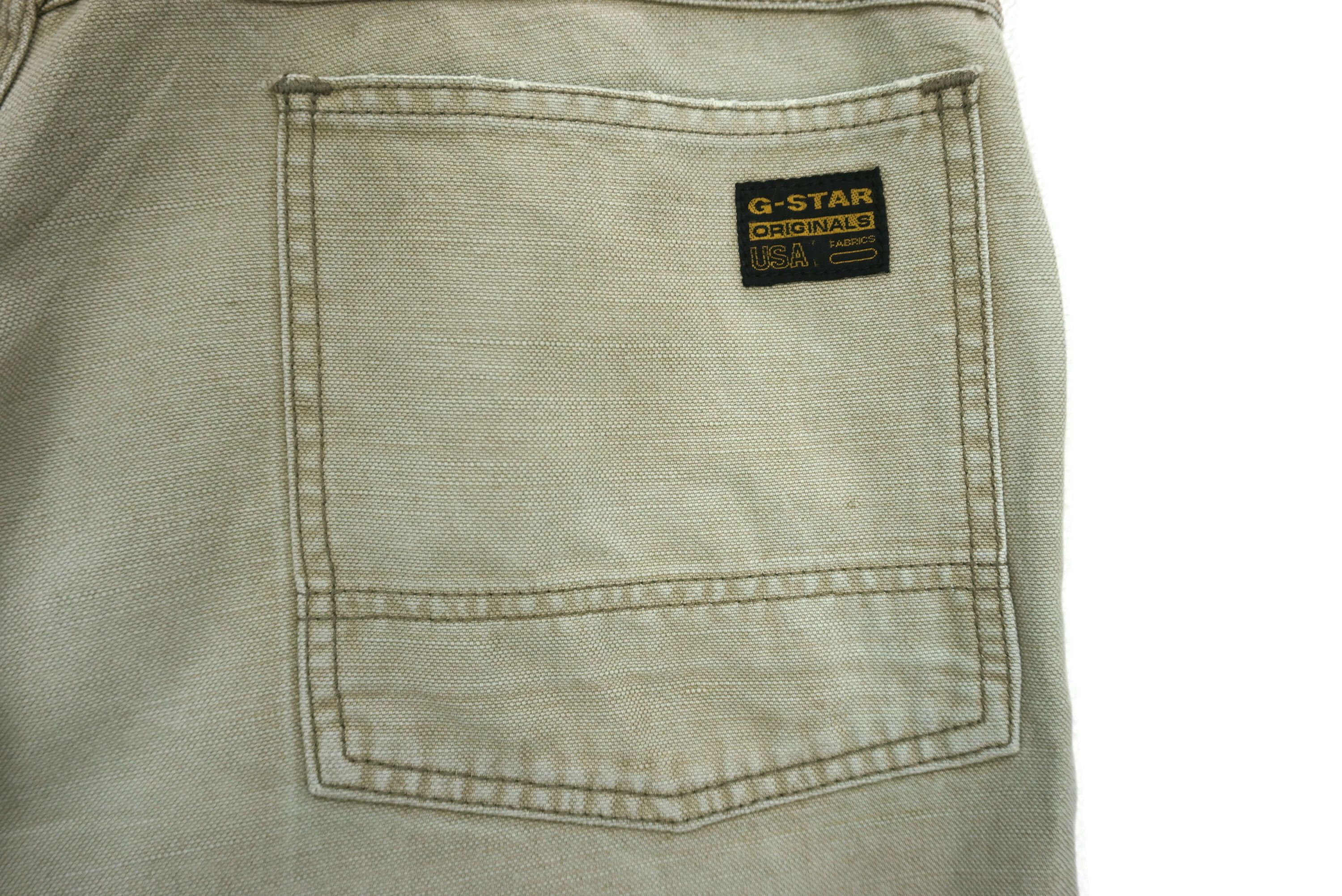 Vintage G-Star Jeans W30xL34 Linen Blend Union Workwear Carpenter Size US 29 - 10 Thumbnail
