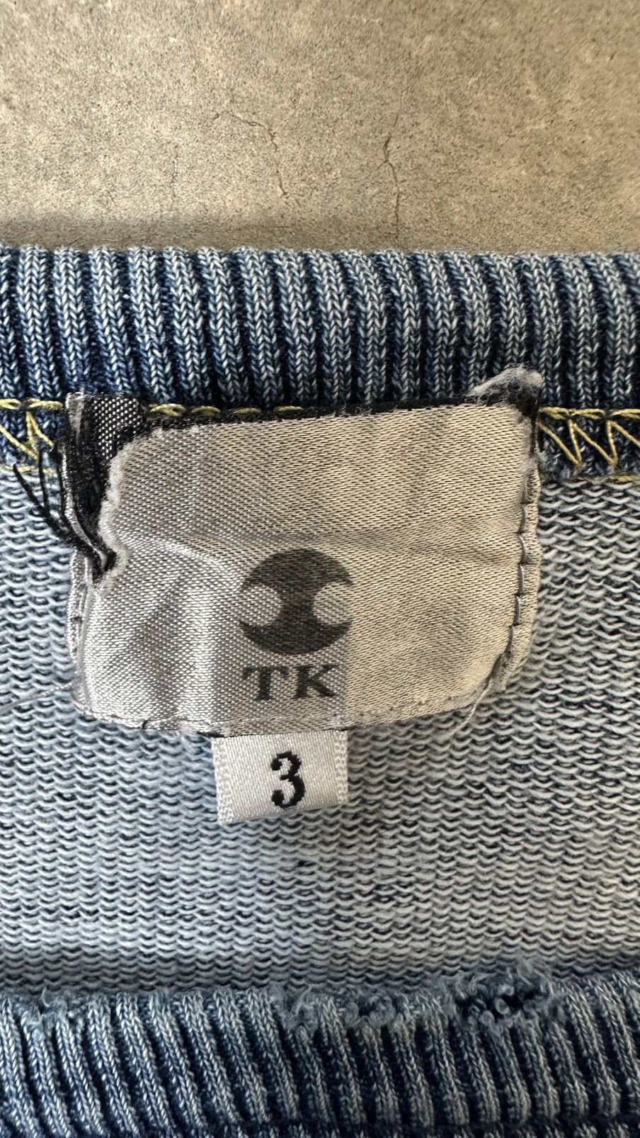 Vintage VINTAGE TK TAKEO KIKUCHI DENIM COLOUR SWEATSHIRT Size US M / EU 48-50 / 2 - 5 Thumbnail