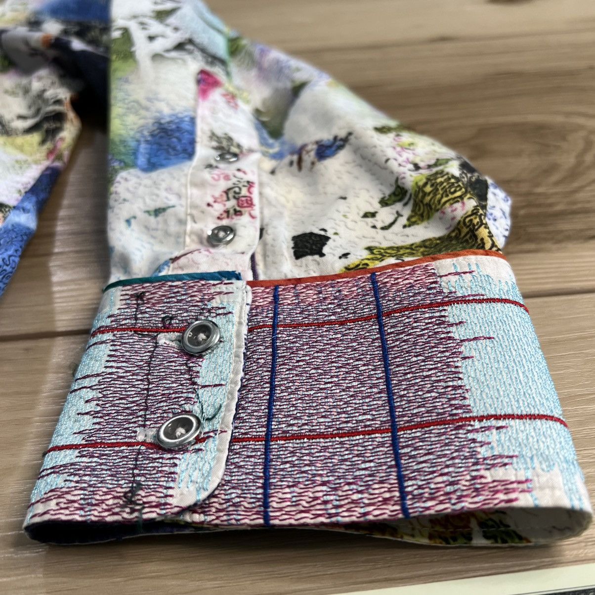 Robert Graham Robert Graham Mack Daddy Watercolor Abstract Cotton Shirt Size US L / EU 52-54 / 3 - 11 Thumbnail
