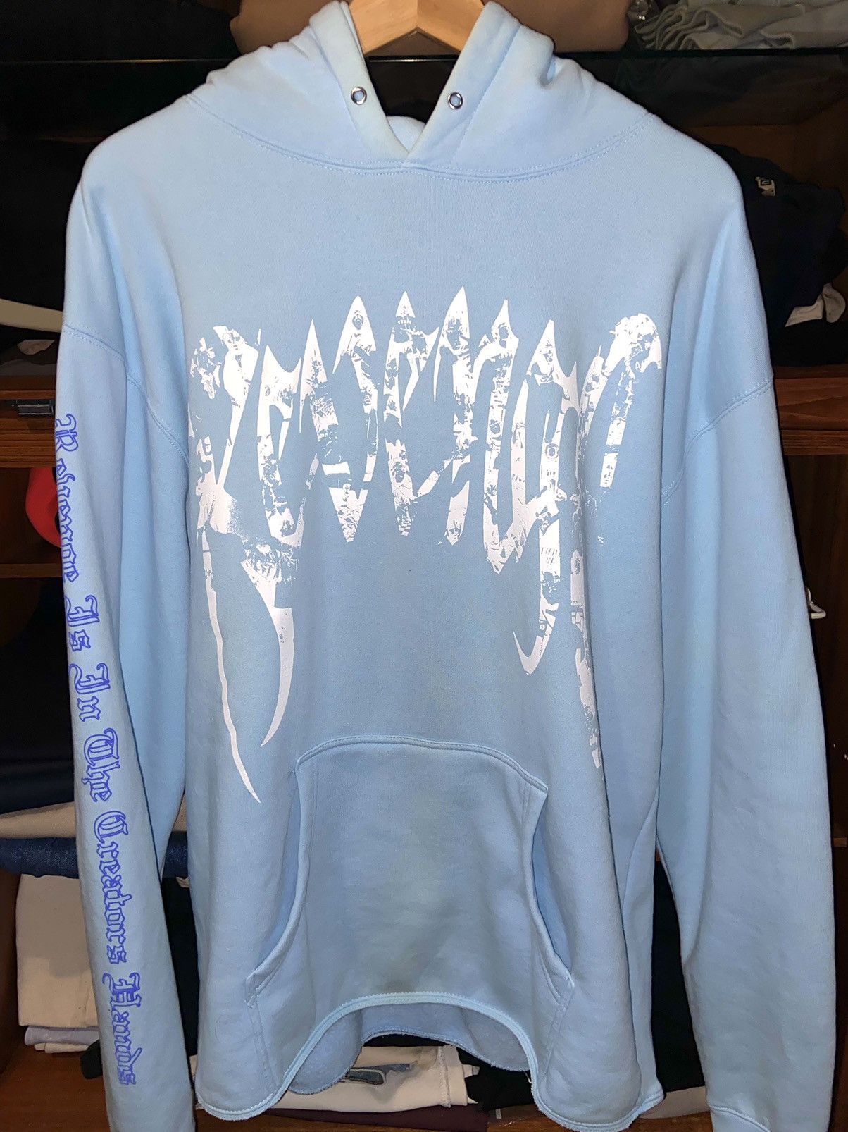 999 Club × Revenge Revenge x 999 Club - Collage Hoodie Blue Size US L / EU 52-54 / 3 - 1 Thumbnail