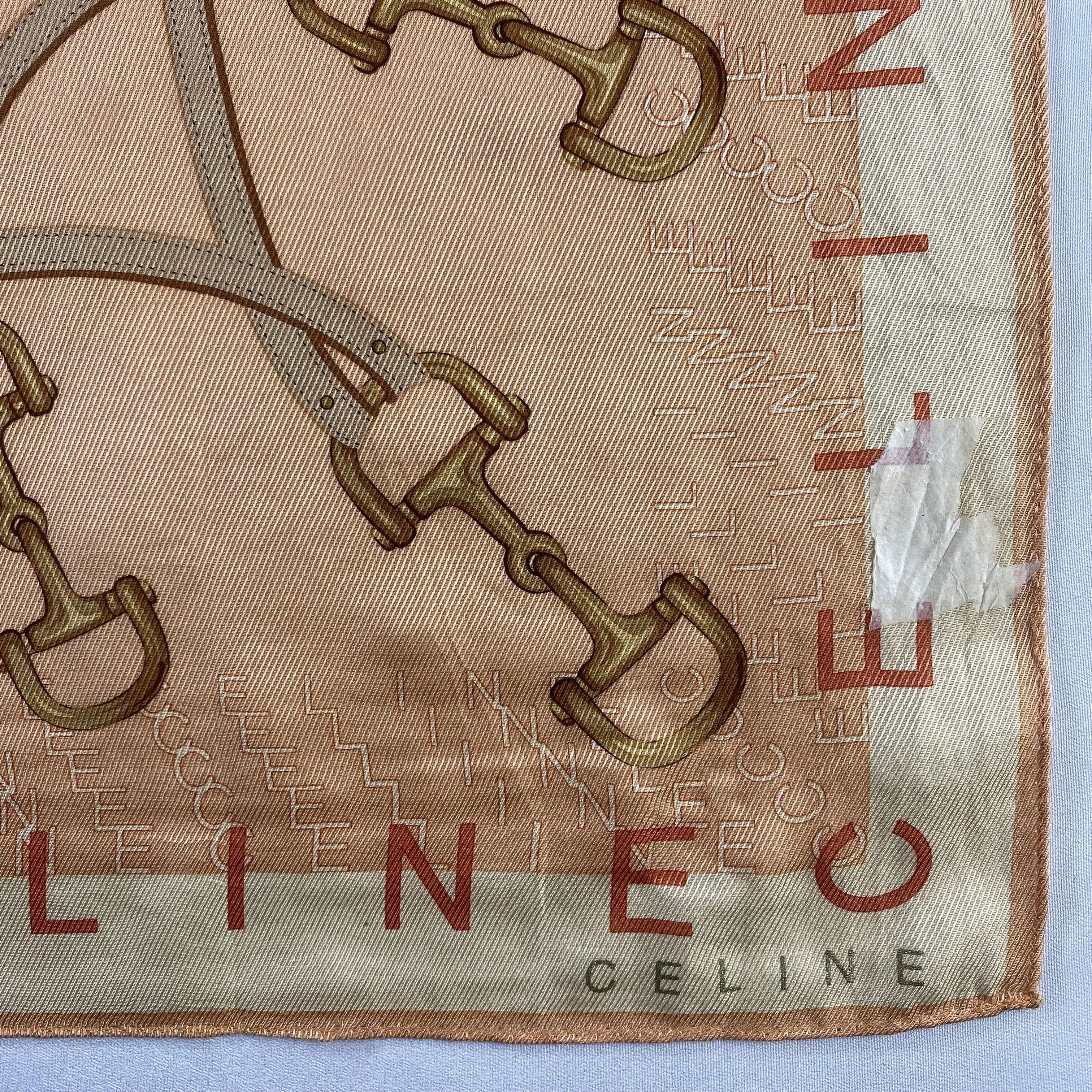Celine × Vintage Celine Bandana/ Handkerchief / Neckerchief-P1656 Size ONE SIZE - 3 Thumbnail