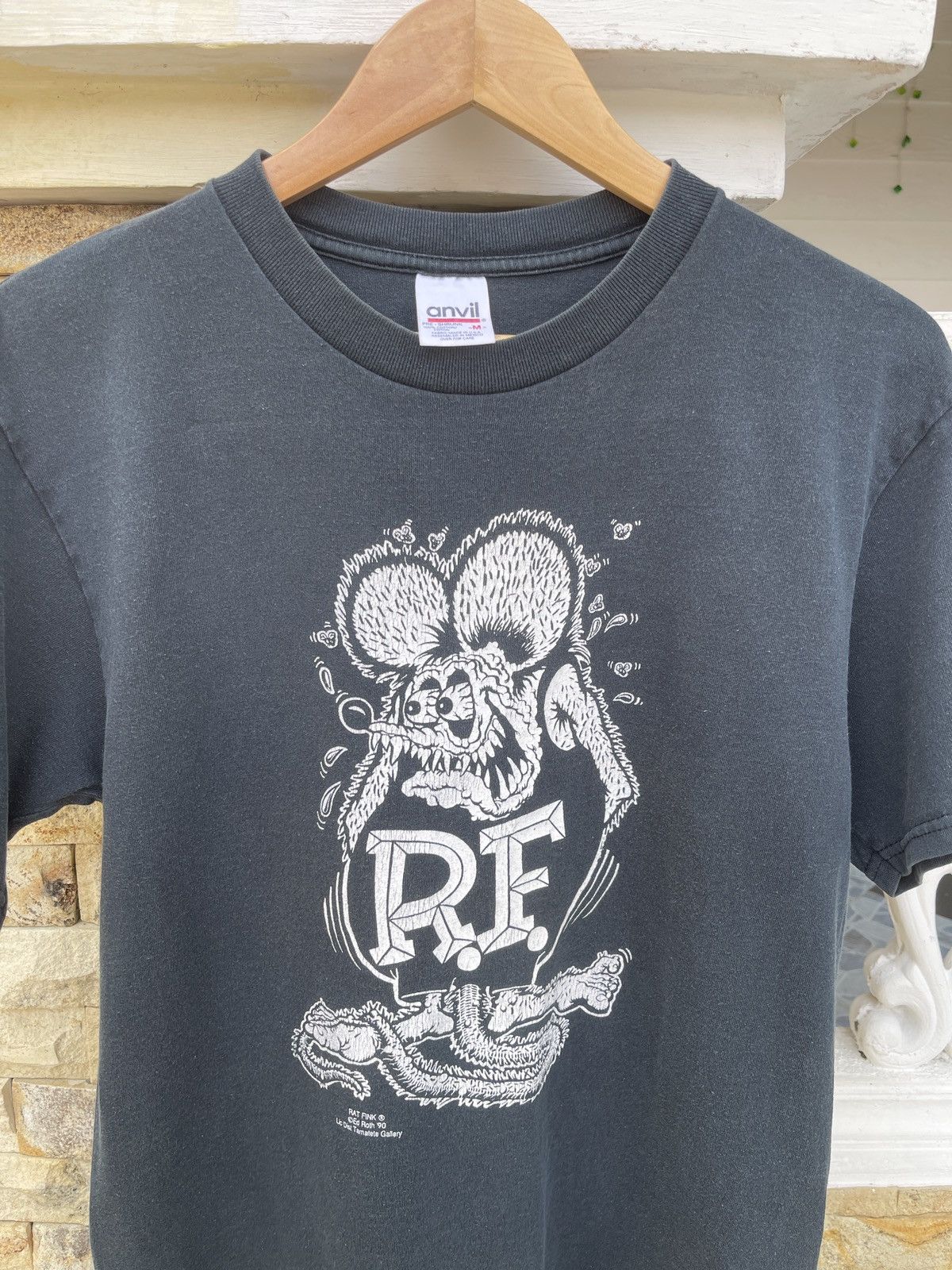 Vintage Last Drop🔥Rare🔥Vintage 90s Rat Fink Ed Roth Sun FadedT-Shirt Size US M / EU 48-50 / 2 - 1 Thumbnail