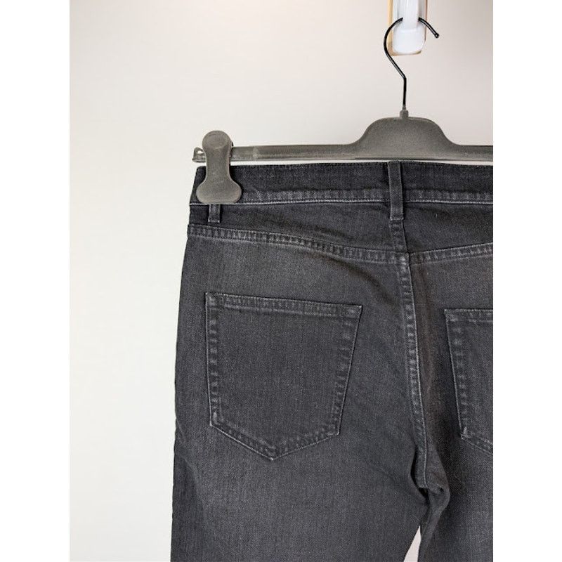 Balenciaga o1rshd1 Skinny Distressed Slim-Fit Denim Jeans in Black Size US 29 - 15 Thumbnail
