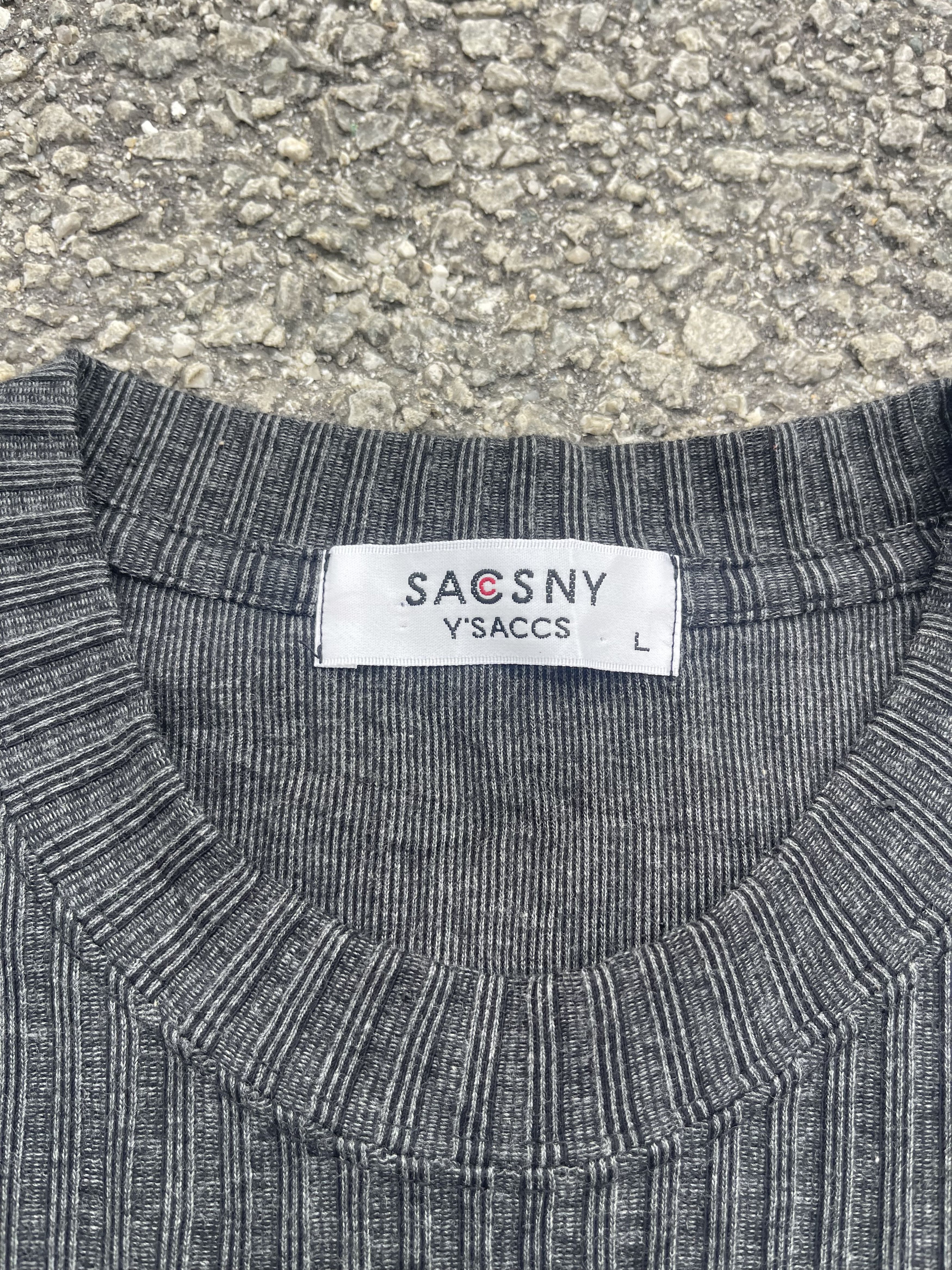 Japanese Brand Vintage 90s Sacsny YSaccs Yohji Yamamoto Long Sleeve Shirt Size US L / EU 52-54 / 3 - 5 Thumbnail