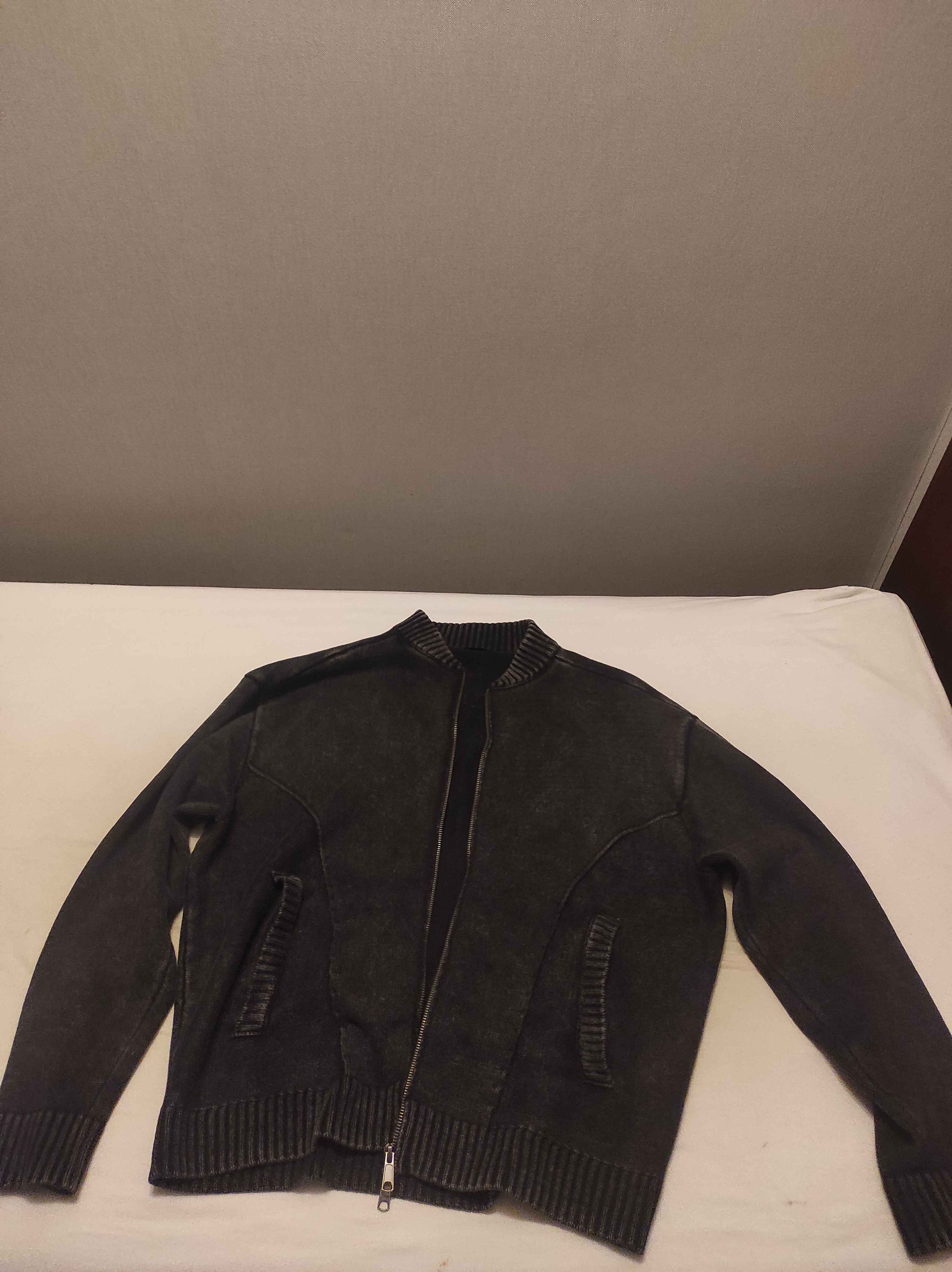 Zara Zara Zip-Hoodie Washed B&W Size US L / EU 52-54 / 3 - 1 Thumbnail