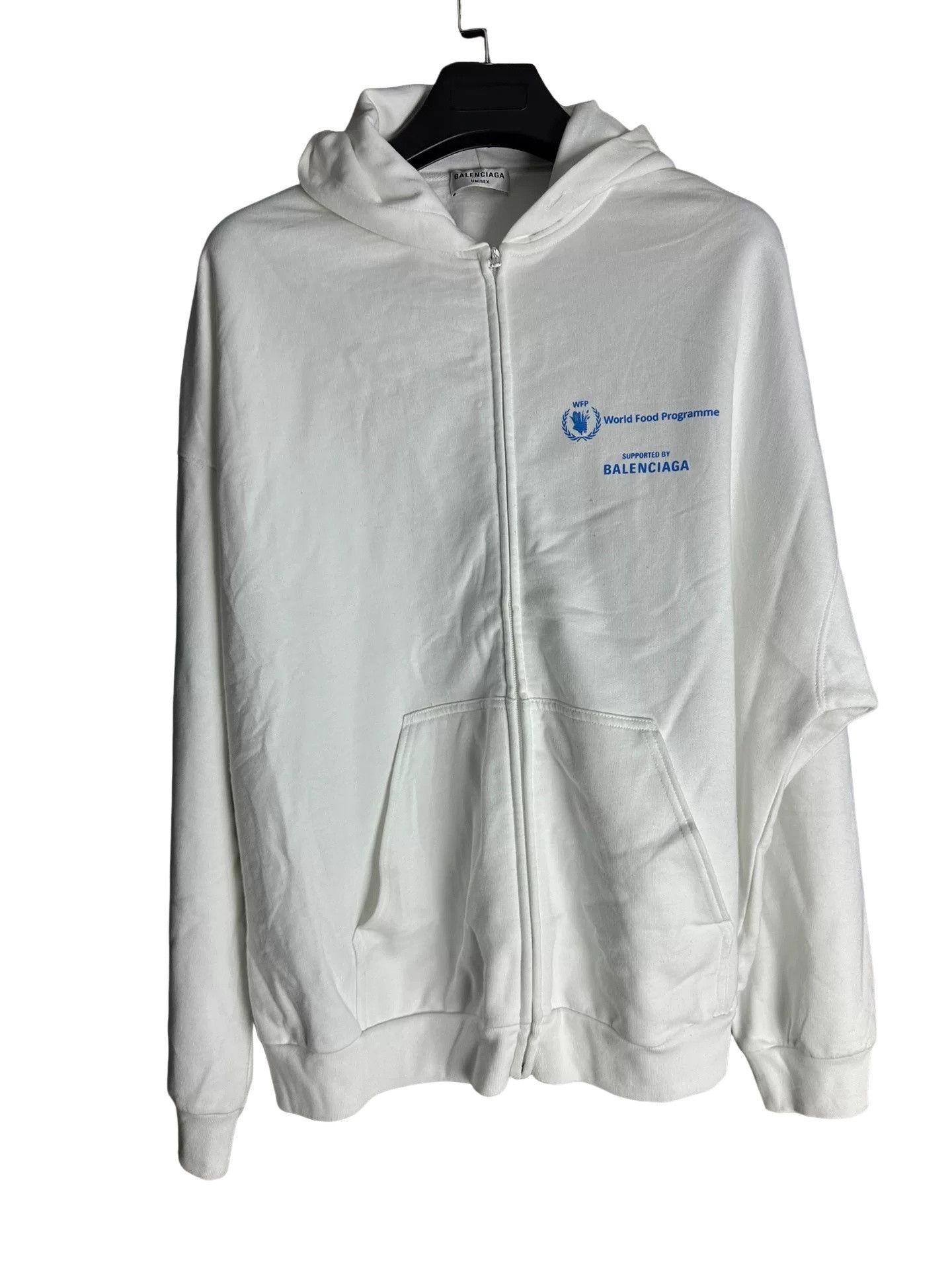 Balenciaga Wfp Zip Hoodie | Grailed
