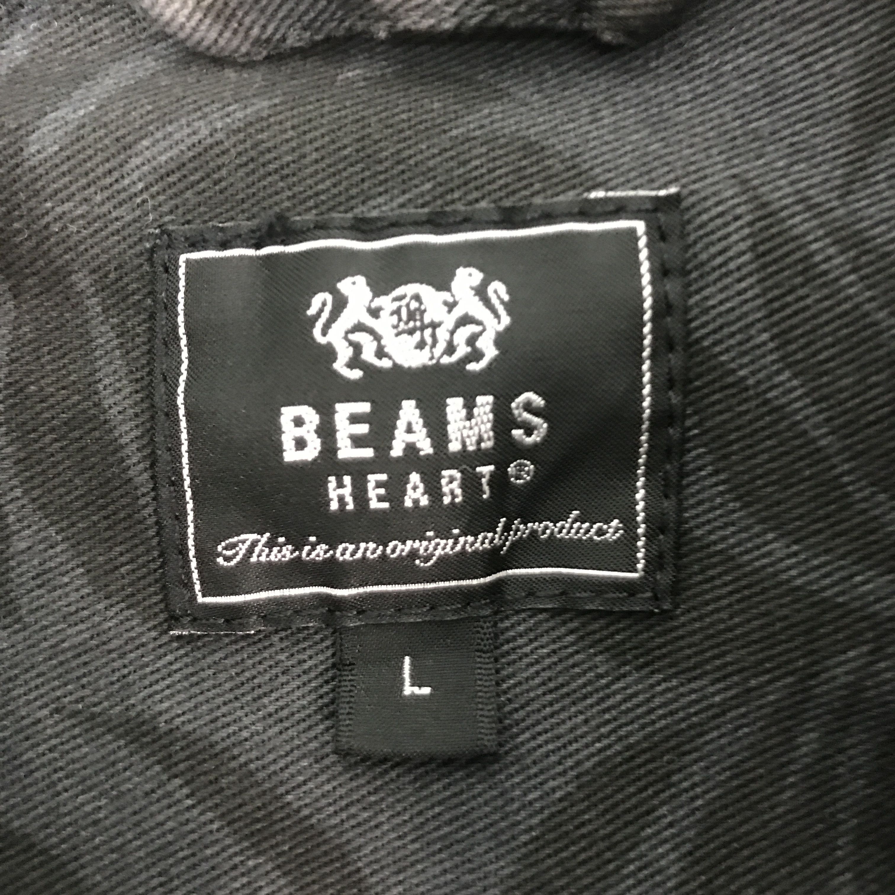 Beams Japan BEAMS HEART BLACK FADED JACKET Size US L / EU 52-54 / 3 - 9 Thumbnail