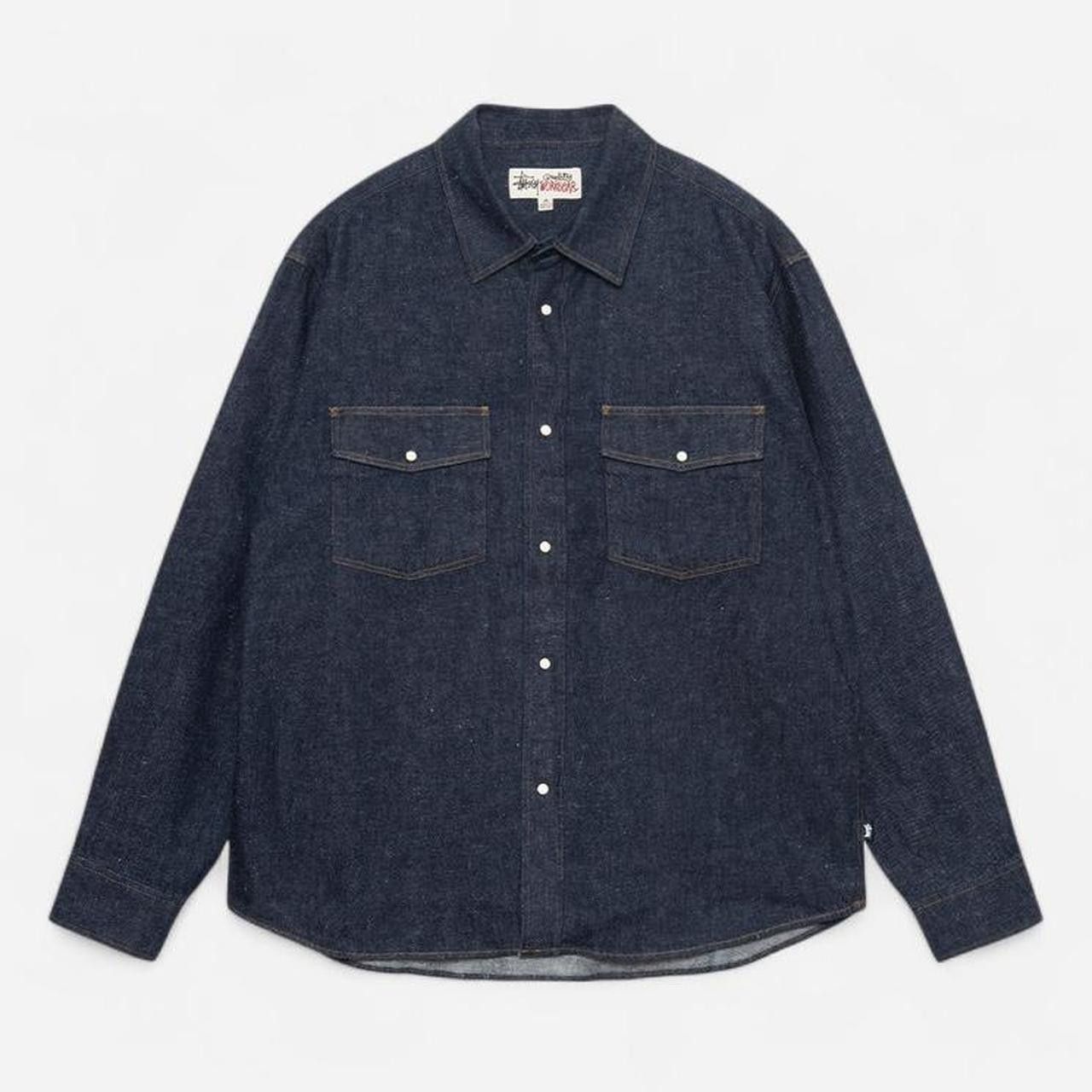 Stussy Stussy Boxy Western Denim Cotton Shirt Size US XL / EU 56 / 4 - 1 Thumbnail
