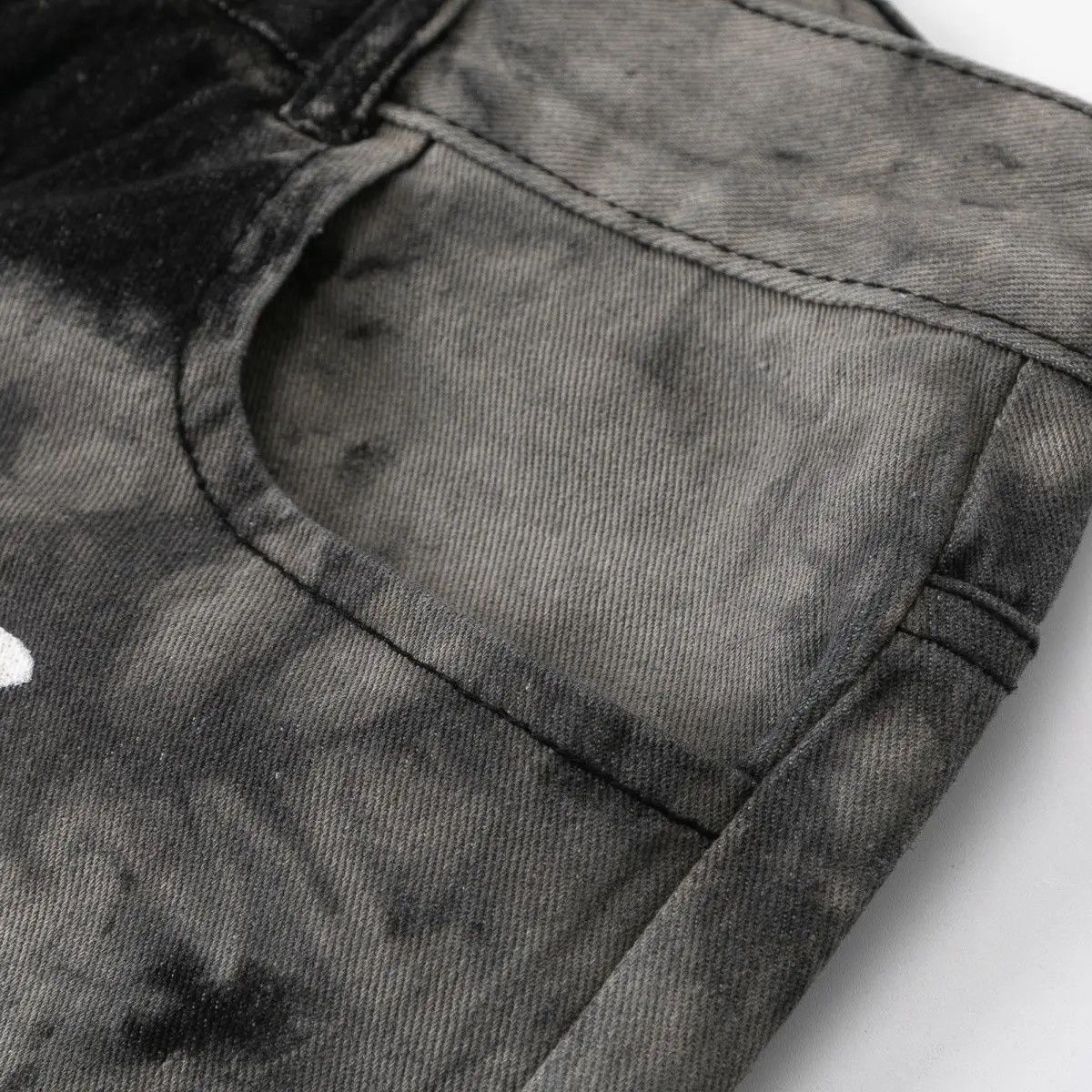 Designer × Japanese Brand Straight Wide Leg Pants Graffiti Print Casual Jeans Y2k Size US 32 / EU 48 - 7 Thumbnail