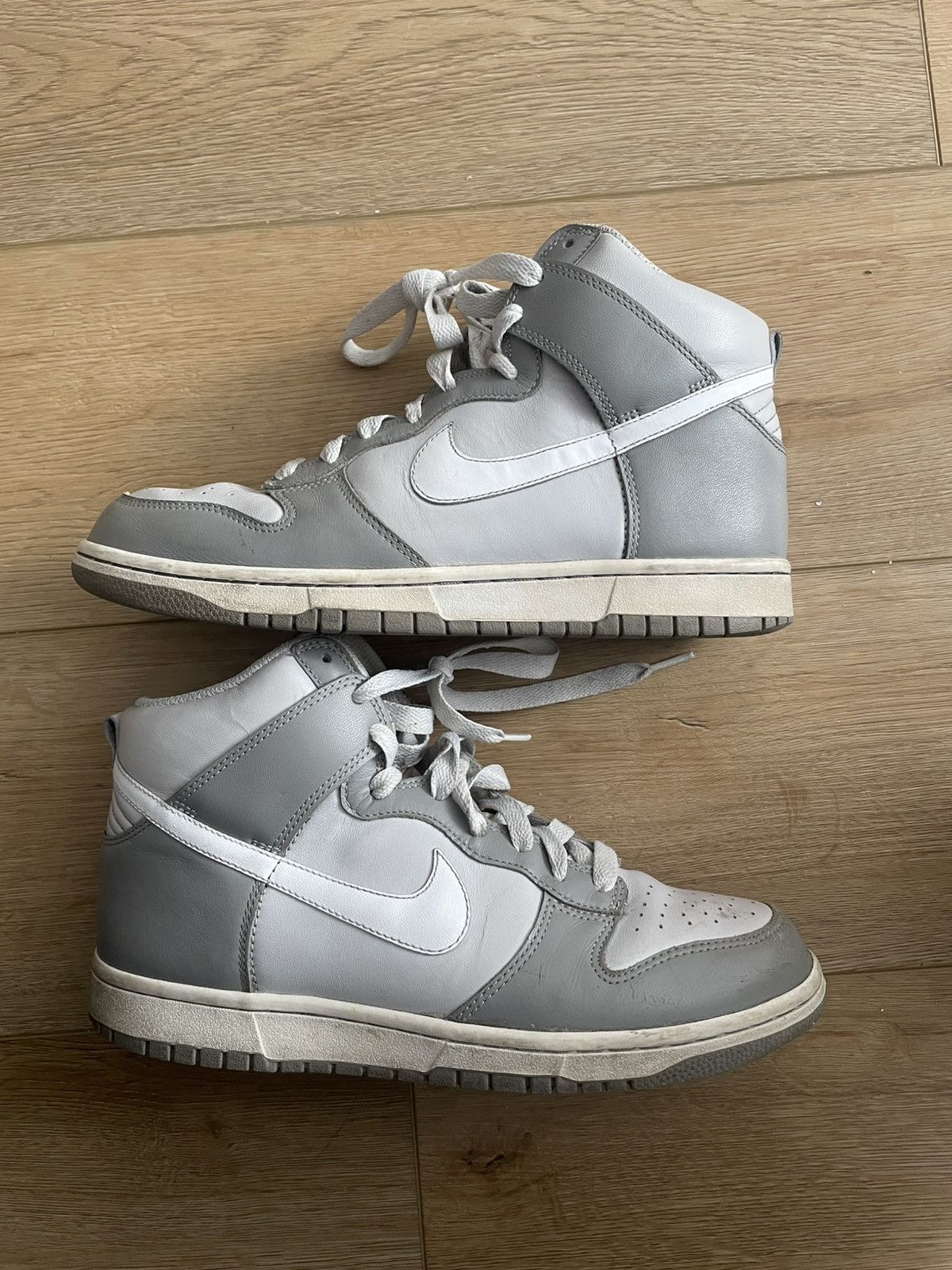 basketcase gallery Nike Dunk High 2008 Grey Steel Size US 9 / EU 42 - 2 Thumbnail