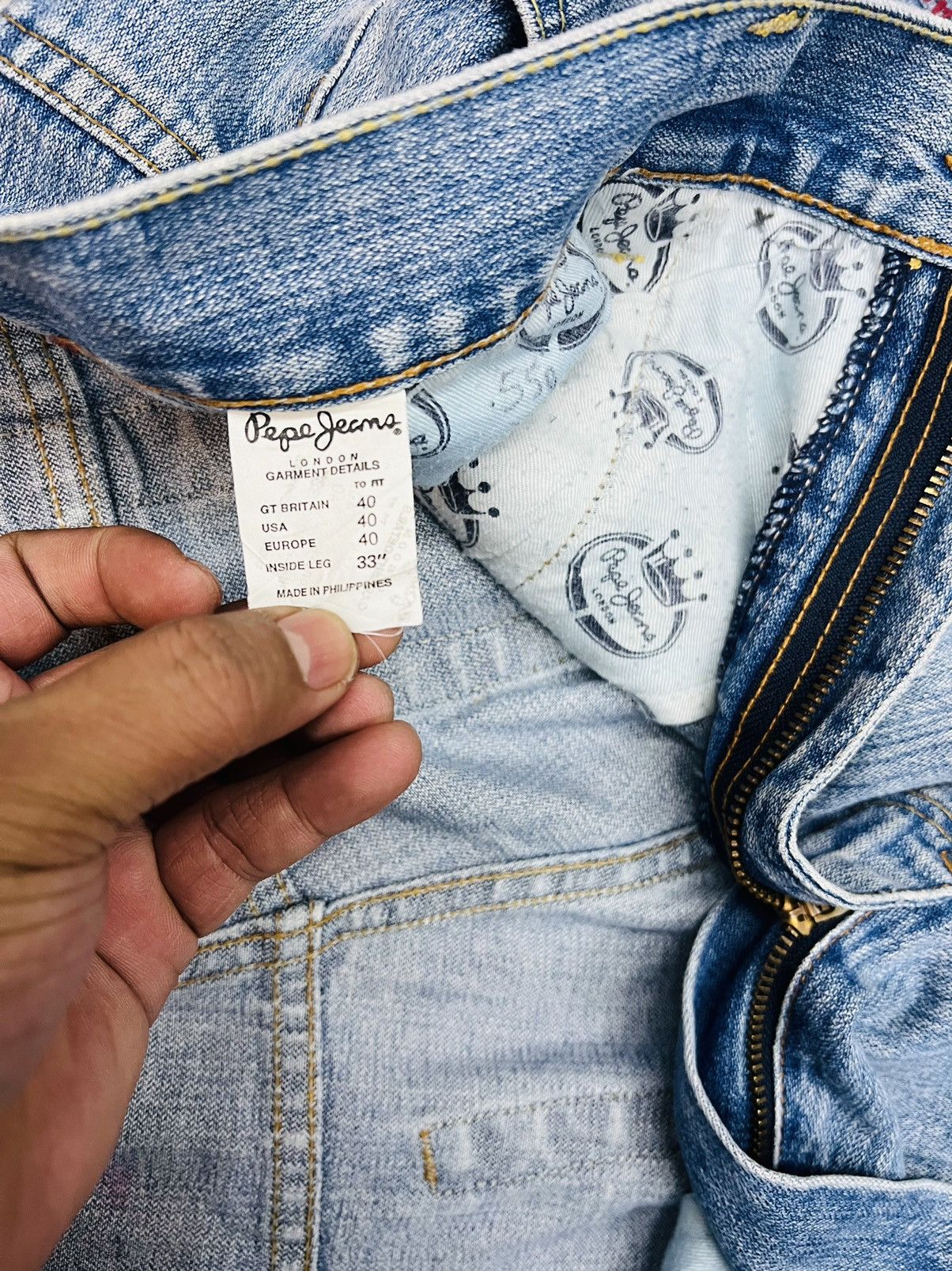 Pepe Jeans Vintage Y2K Pepe UK Goldseries Super Baggy Skater Jeans Size US 42 / EU 58 - 10 Thumbnail