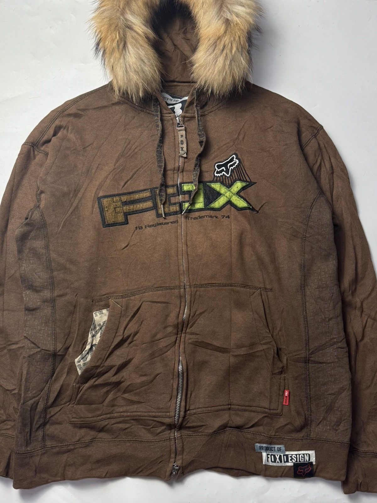 If Six Was Nine × Japanese Brand × Le Grande Bleu (L.G.B.) Fur Hoodie Fox Design Japanese Ifisx Lgb Styled Size US L / EU 52-54 / 3 - 2 Thumbnail