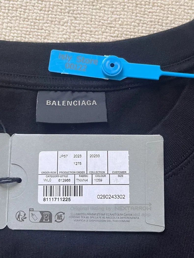 Balenciaga Balenciaga Logo Print Short Sleeve T-Shirt. Size US L / EU 52-54 / 3 - 5 Thumbnail