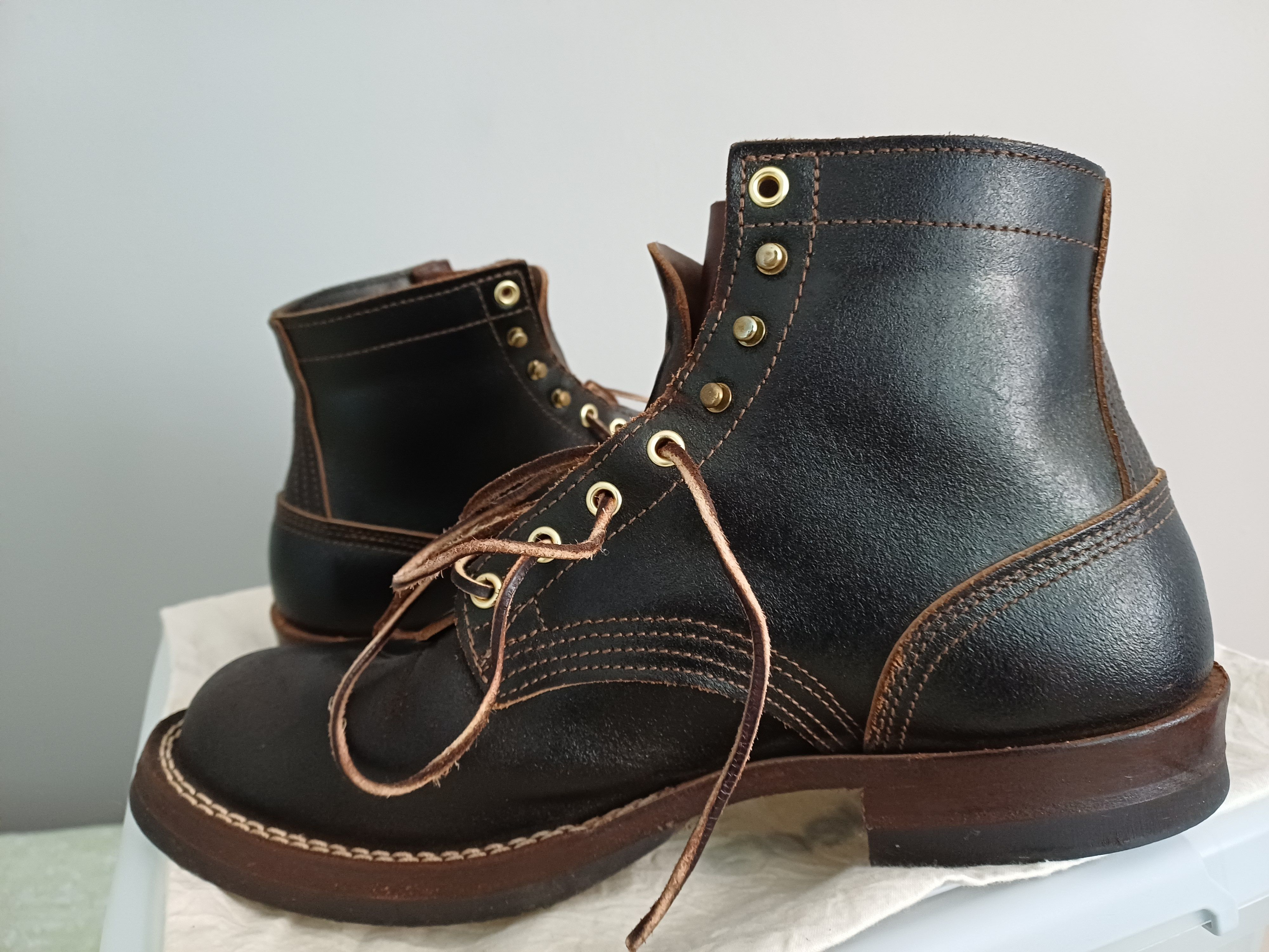 Nicks Boots Nicks Robert - Horween waxed flesh Size US 11 / EU 44 - 4 Thumbnail