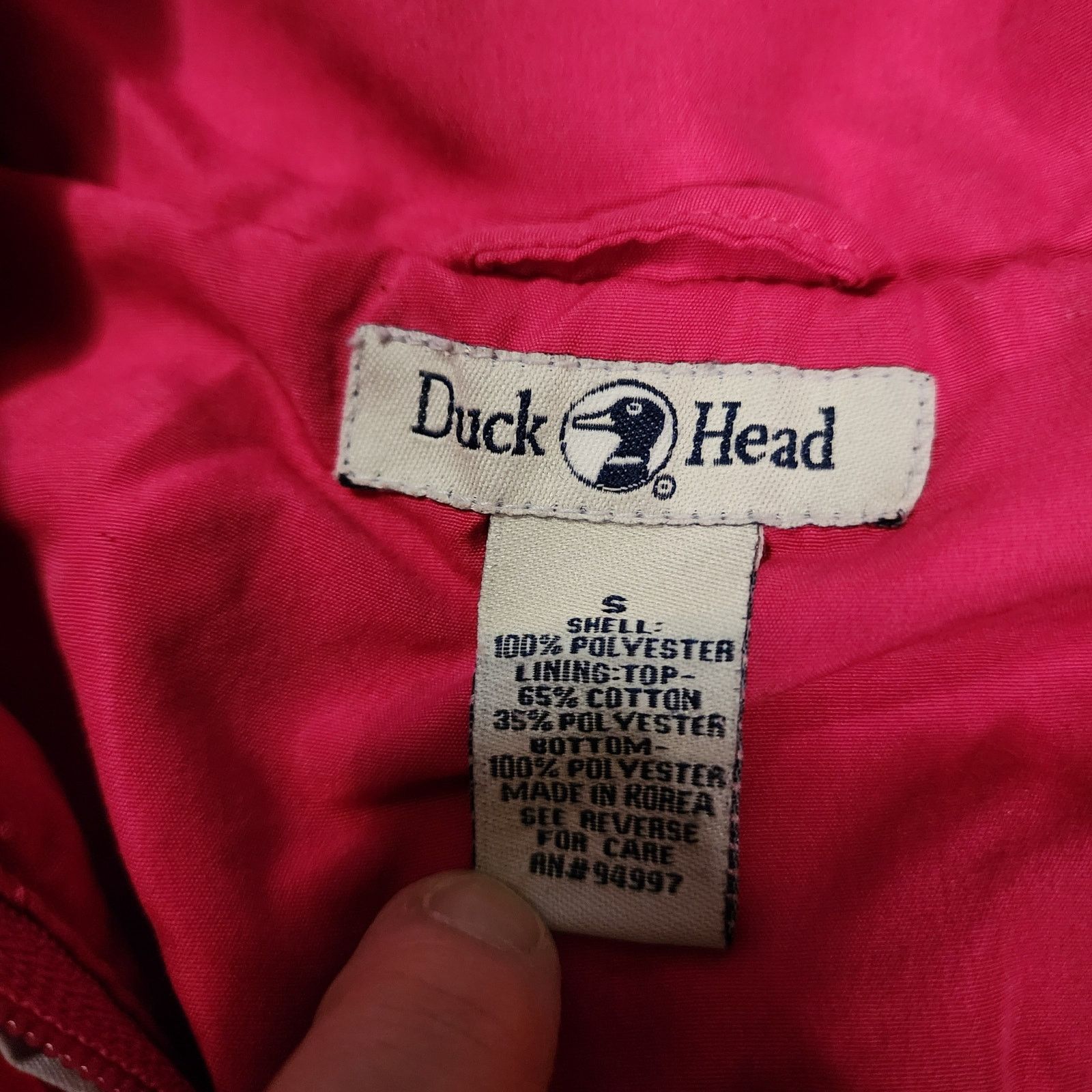 Duck Head Vintage Duck Head pink windbreaker jacket size S Y2K 2421 Size L / US 10 / IT 46 - 3 Thumbnail