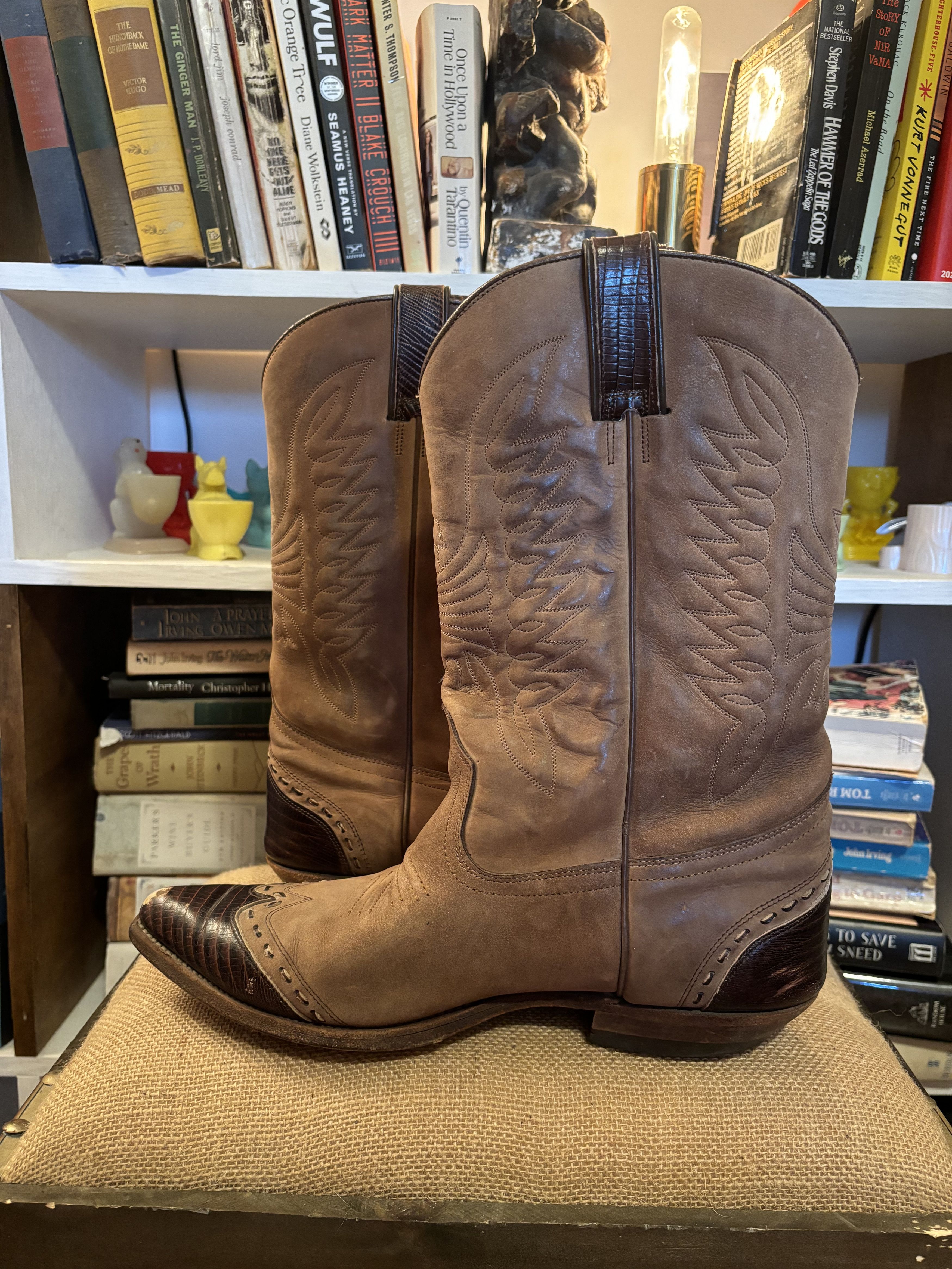 Sancho Boots Leather Cowboy Boots Size US 11 / EU 44 - 5 Thumbnail