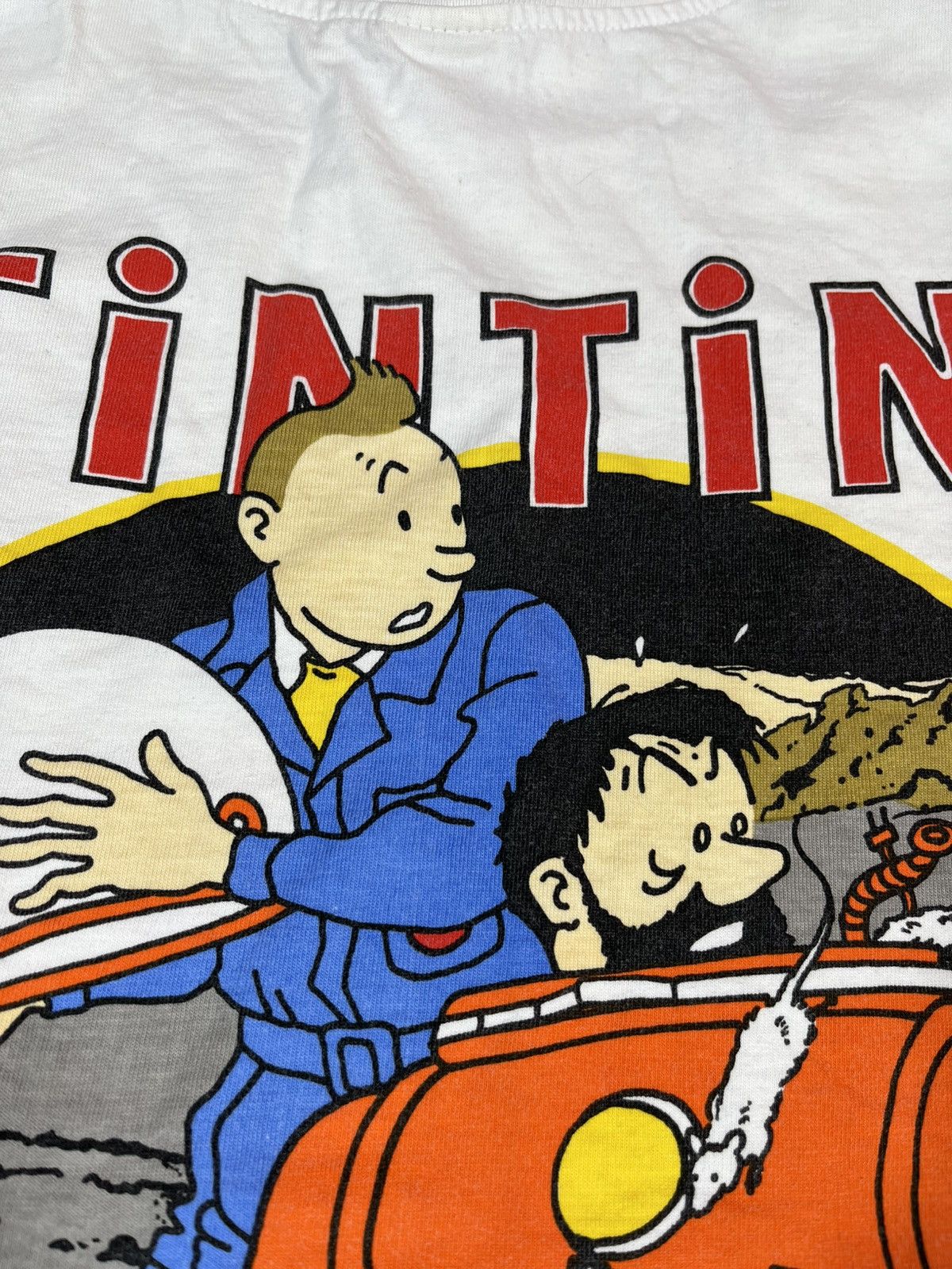 Band Tees Vintage Tintin “Destination Moon” T-Shirt 80-90s Size US L / EU 52-54 / 3 - 15 Thumbnail